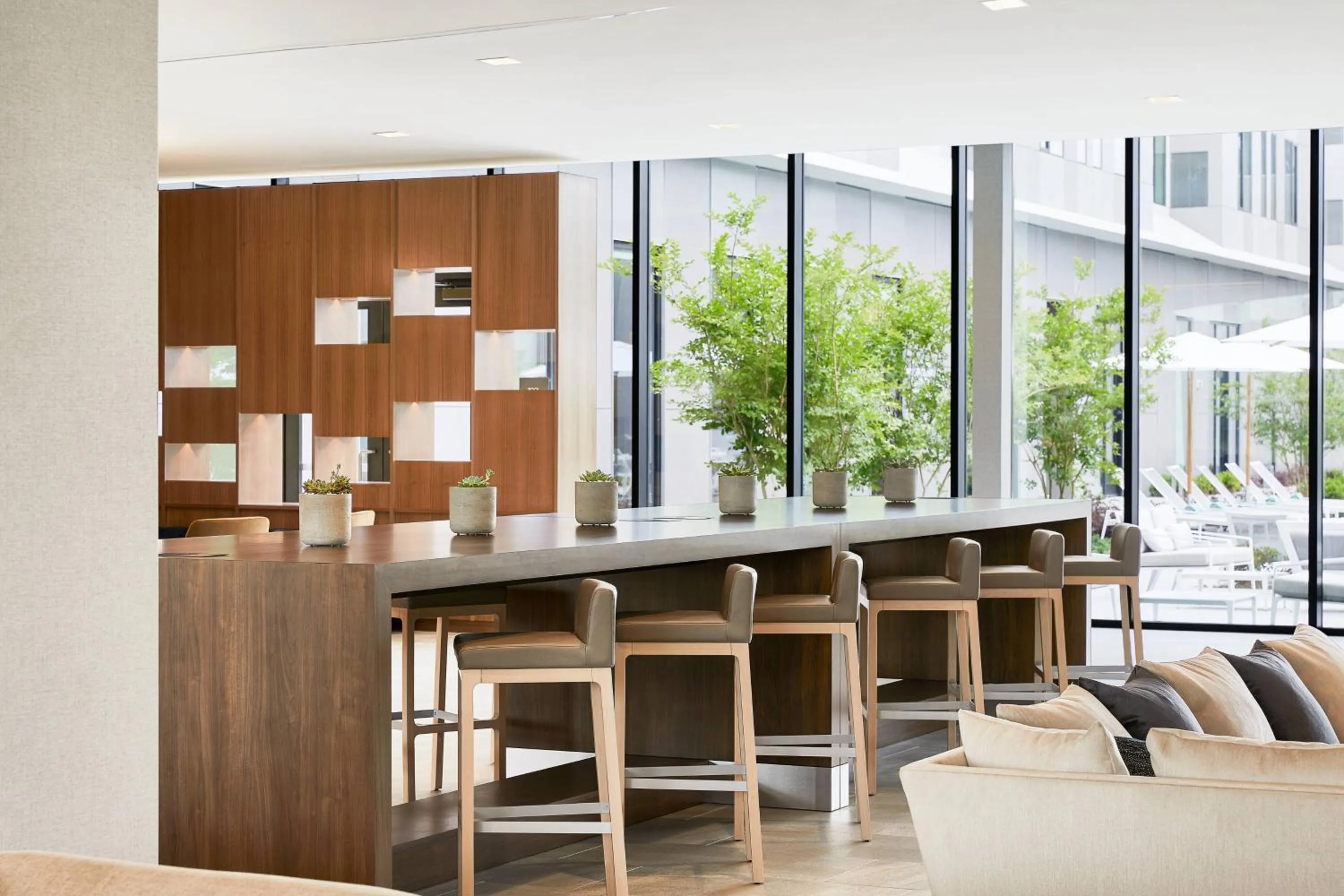 Lobby or reception in AC Hotel By Marriott Dallas By The Galleria