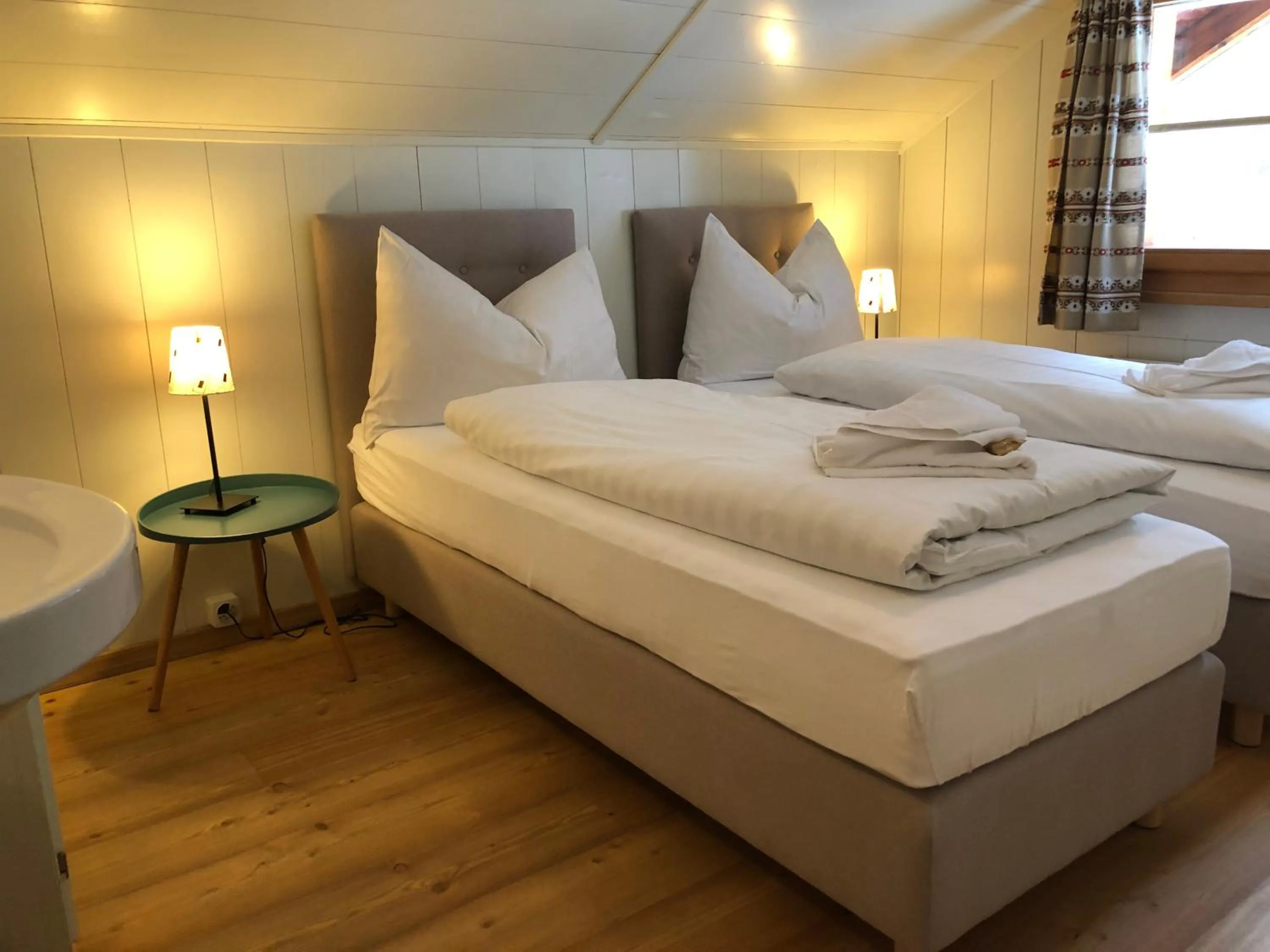 Bed in Gasthaus Spinas