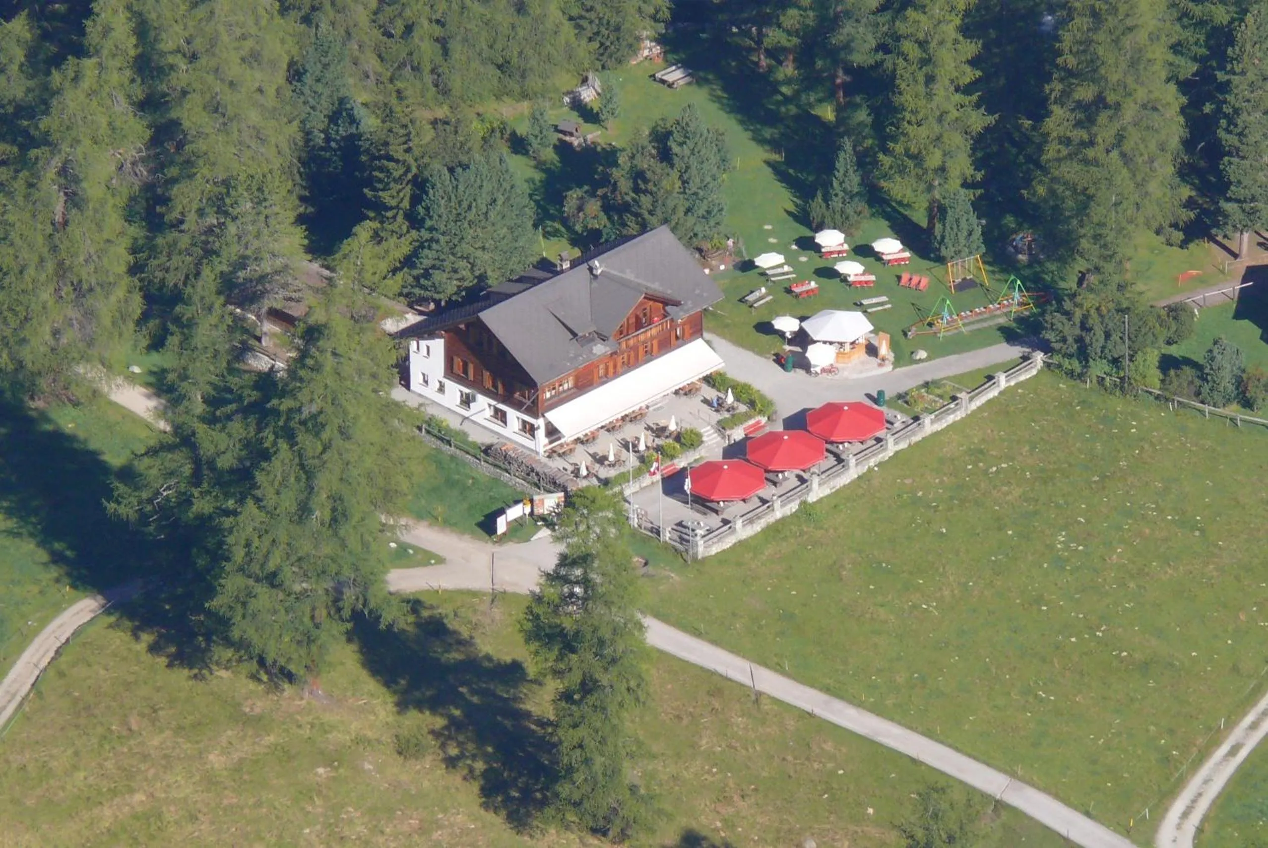 Bird's eye view in Gasthaus Spinas