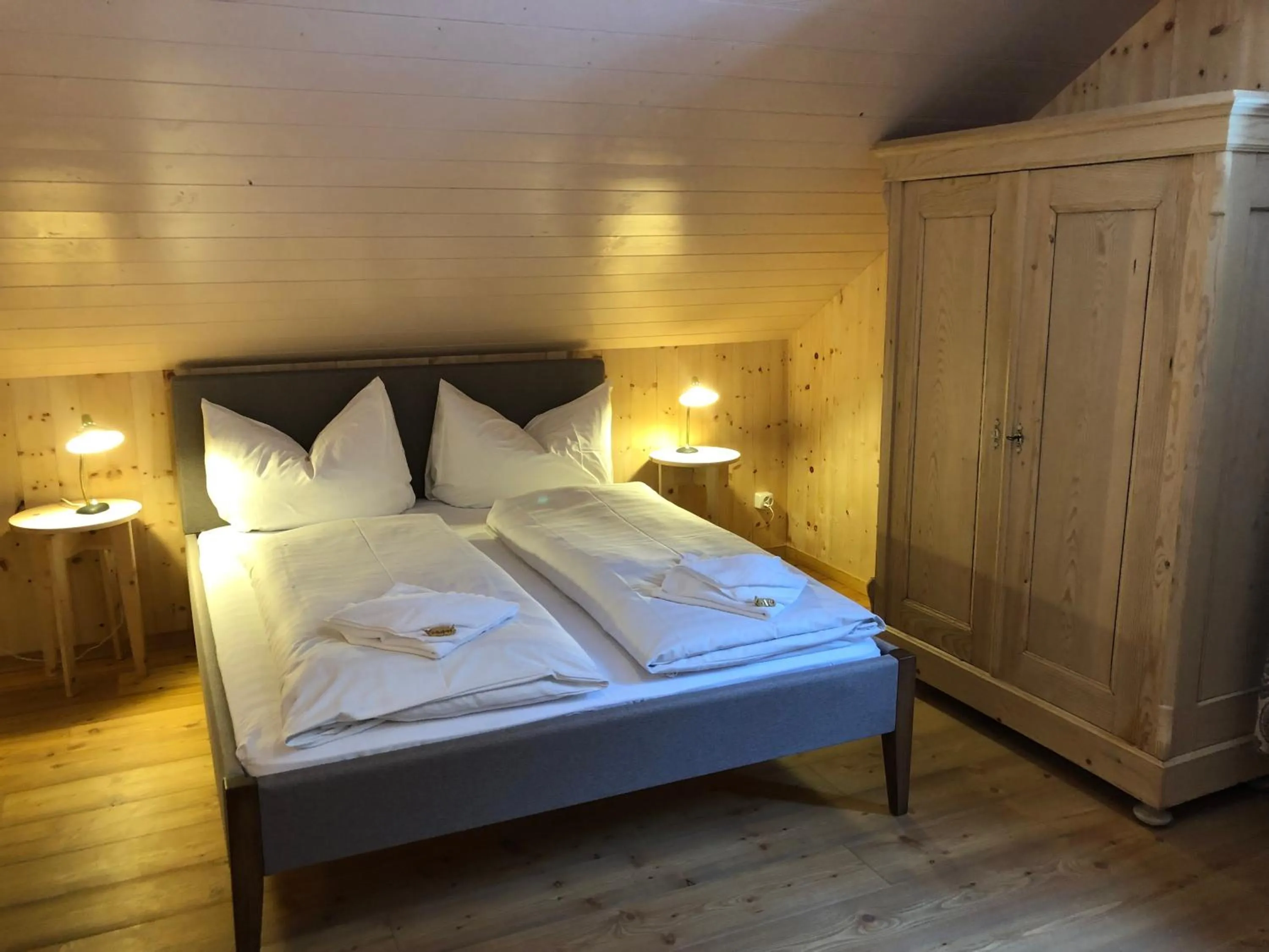 Bed in Gasthaus Spinas