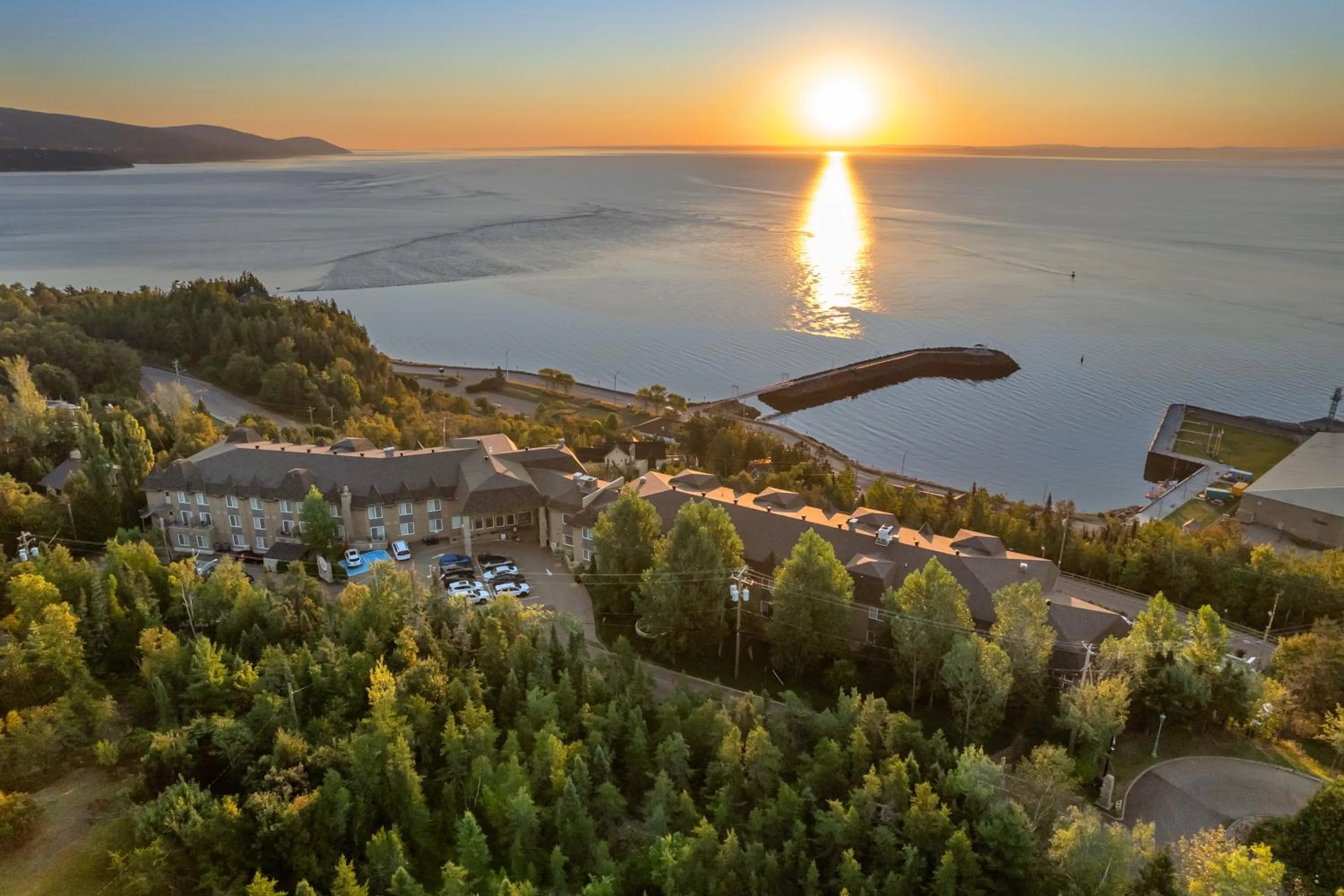 Bird's eye view in Hôtel et Pavillons Le Petit Manoir du Casino