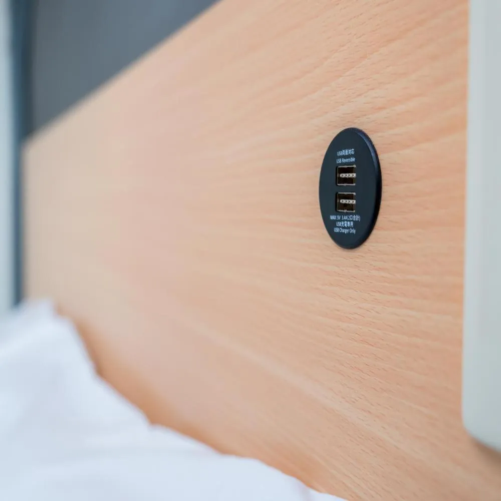 Bed in Super Hotel Naha Shintoshin