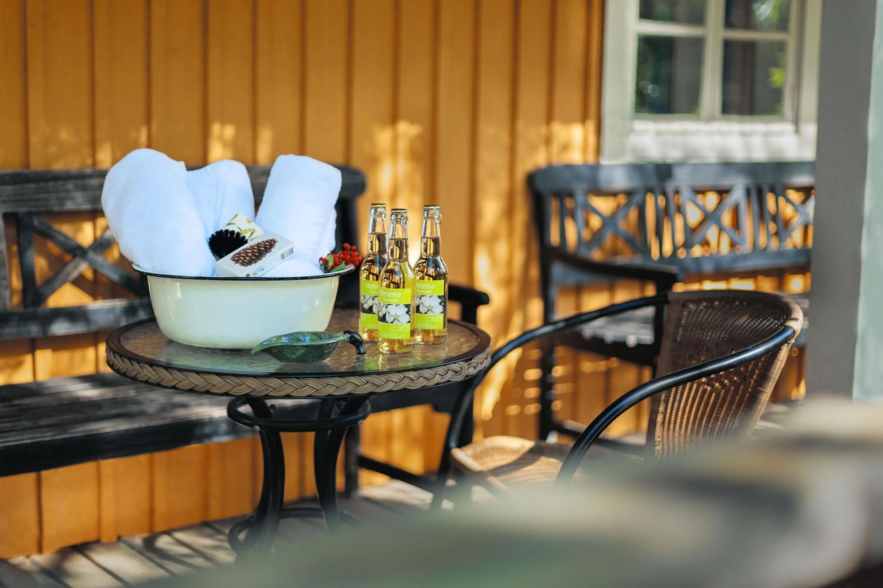 Patio in Lepaan Kartanon Toimela