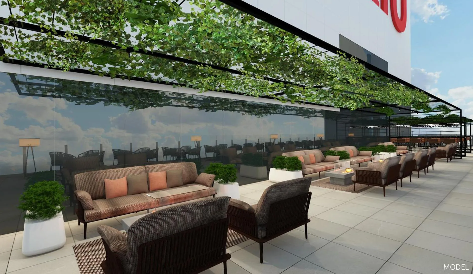 Balcony/Terrace in Riu Plaza Guadalajara