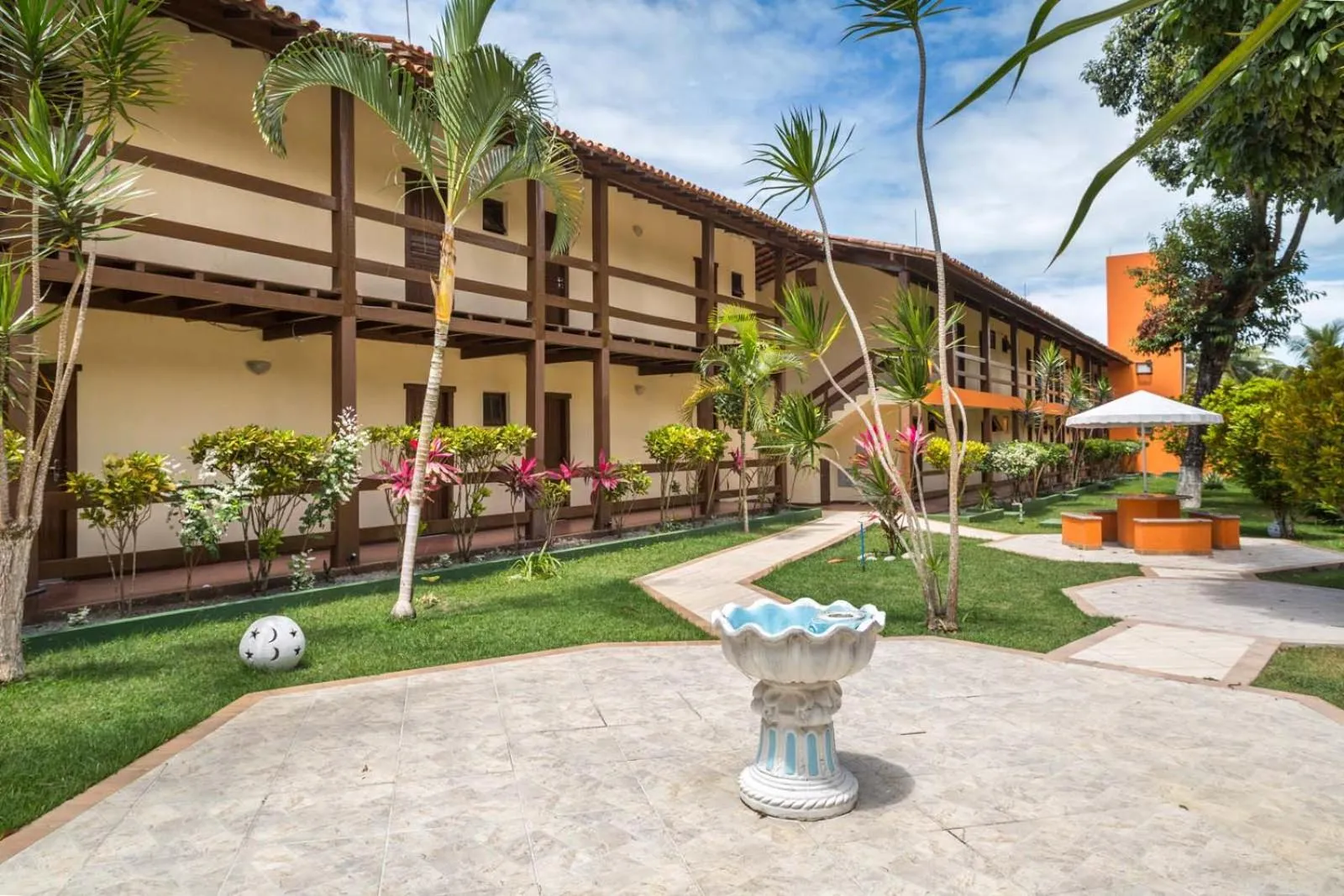 Garden view in Hotel Fênix