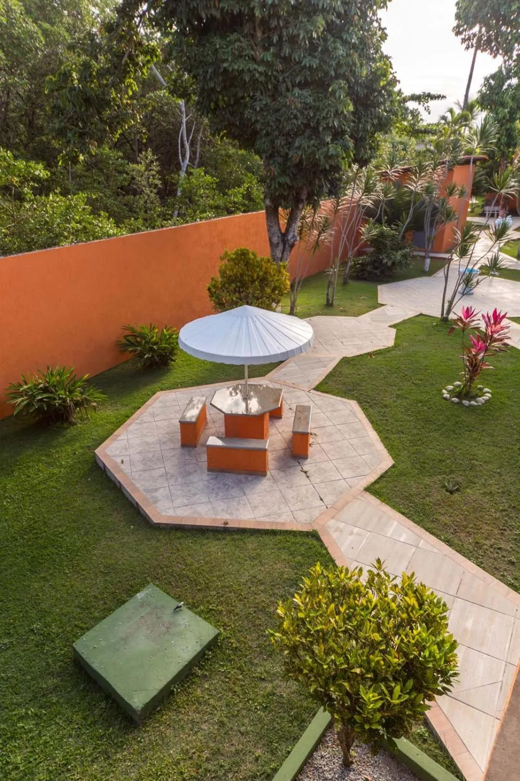 Garden view in Hotel Fênix
