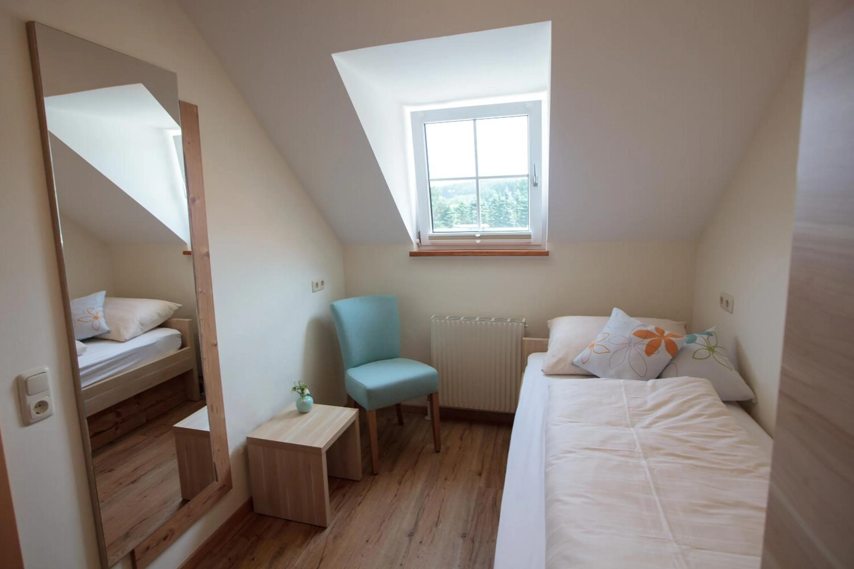 Bed in Pension Pirkdorfer See