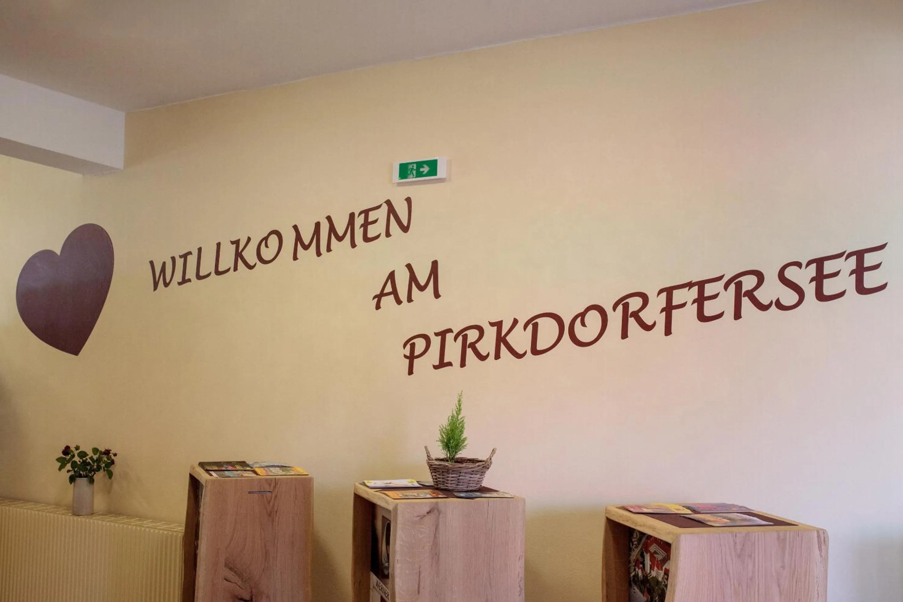 Lobby or reception in Pension Pirkdorfer See