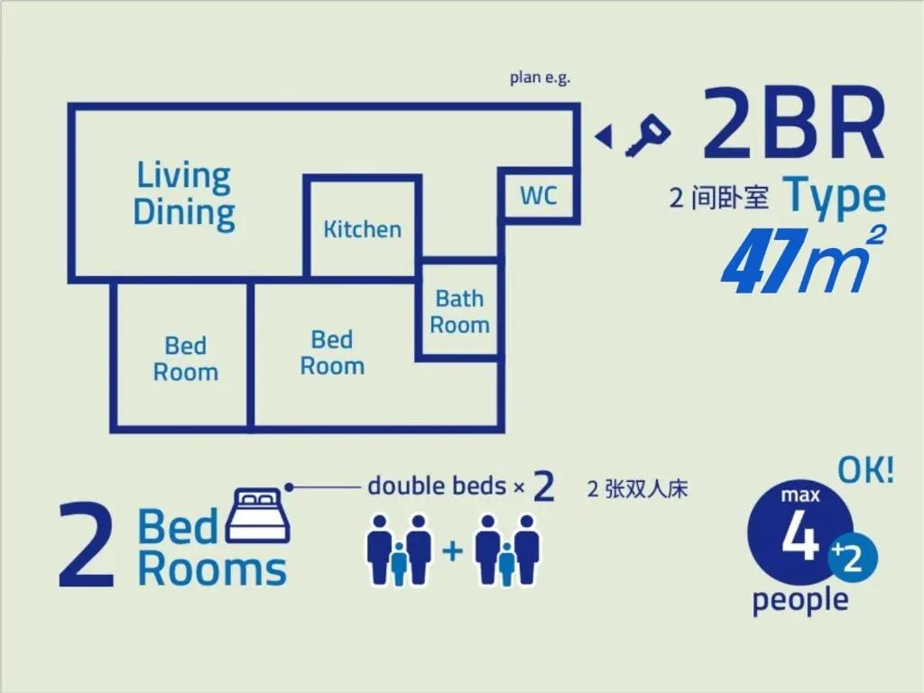Floor plan in PINN-N4E2Ⅱ