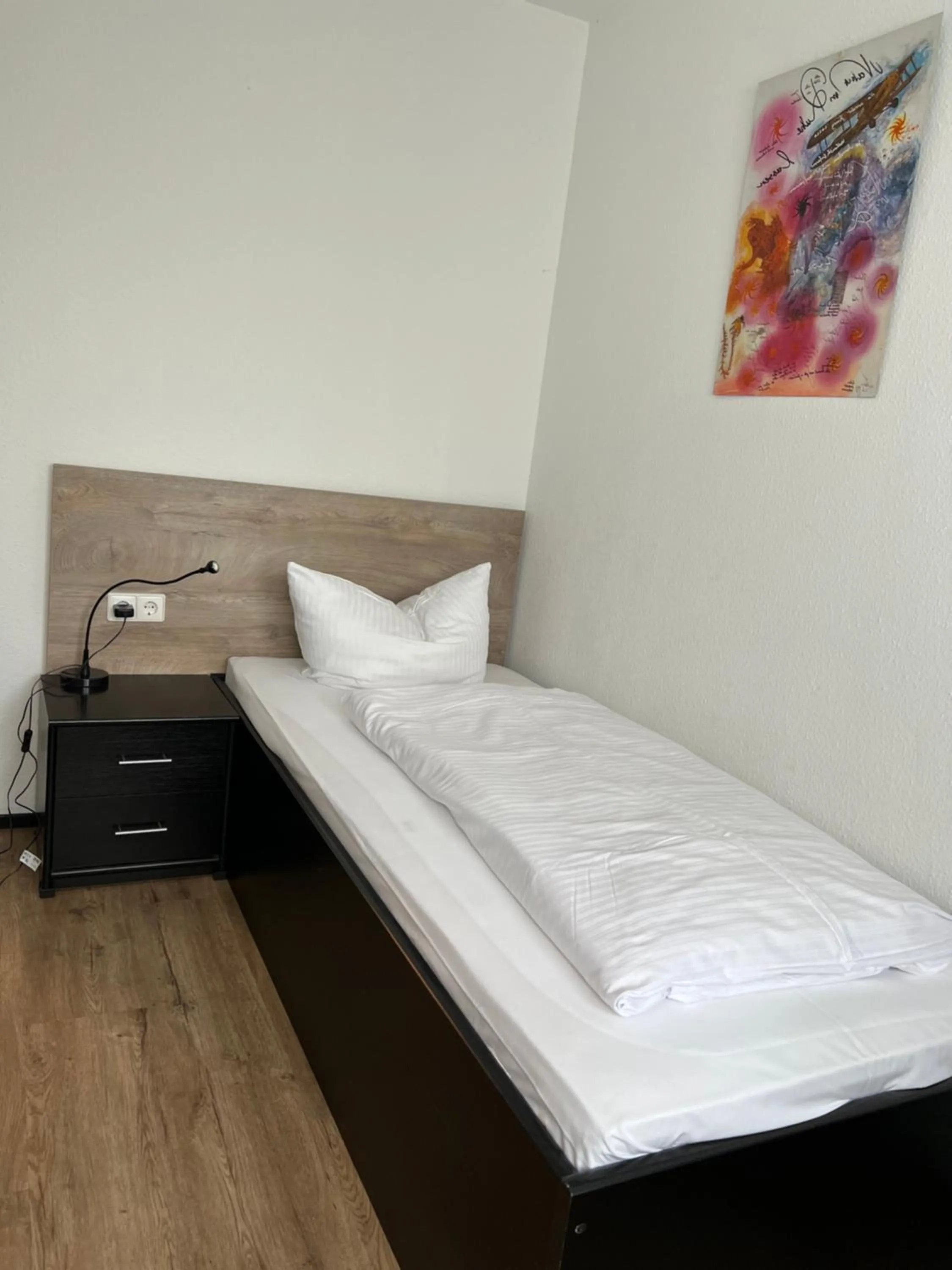 Bedroom, Bed in Hotel My Schildow