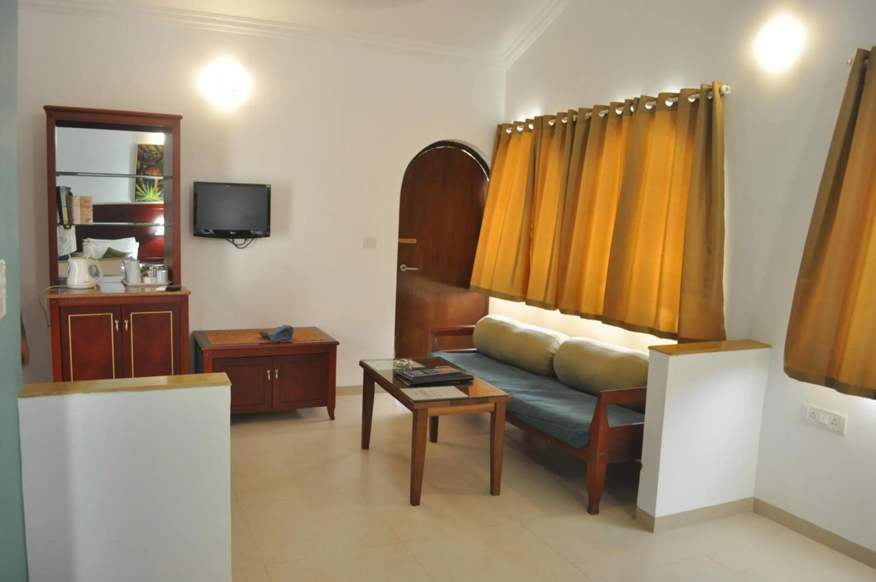 Seating area in Colonia Santa Maria