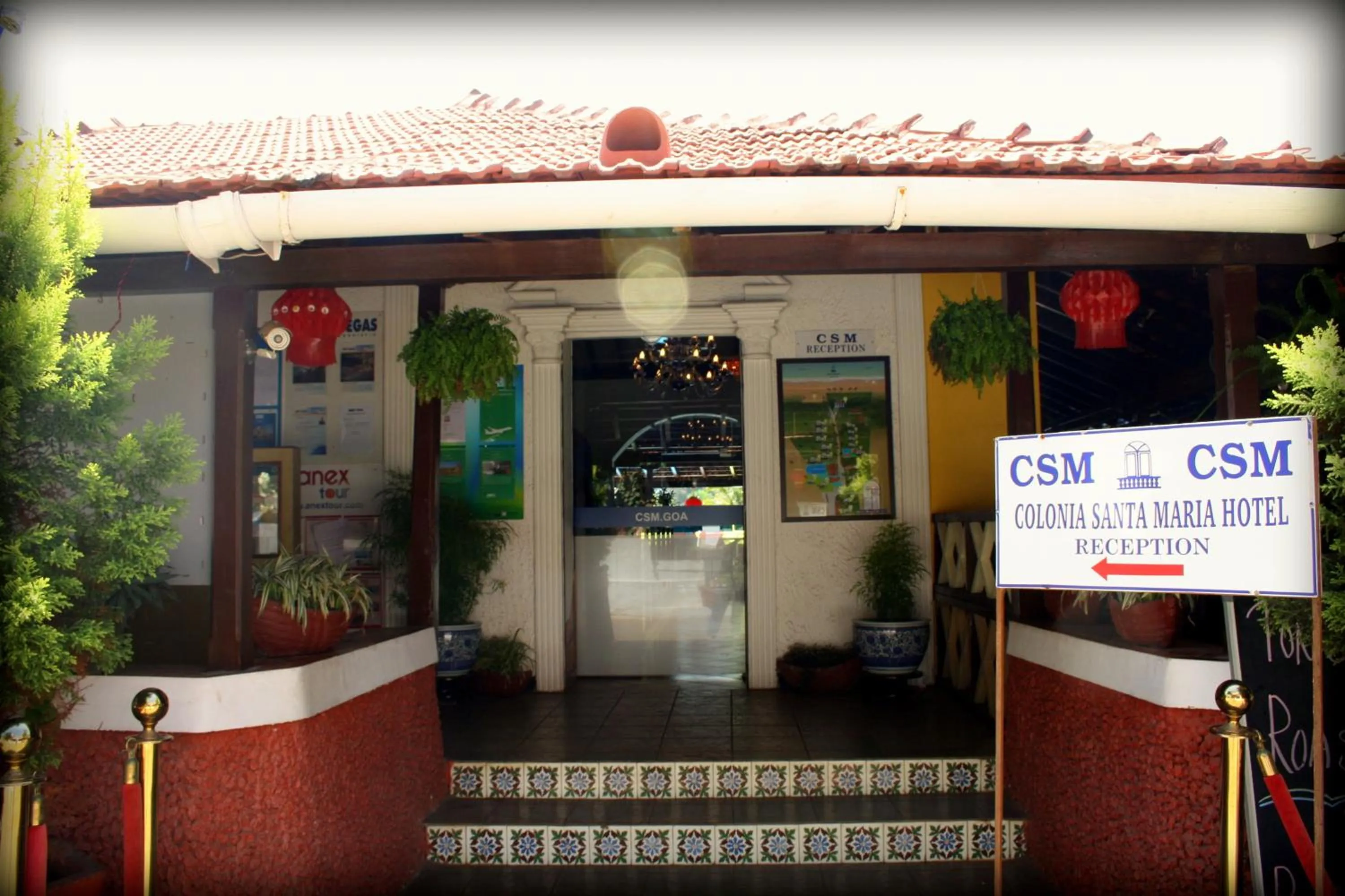 Facade/entrance in Colonia Santa Maria