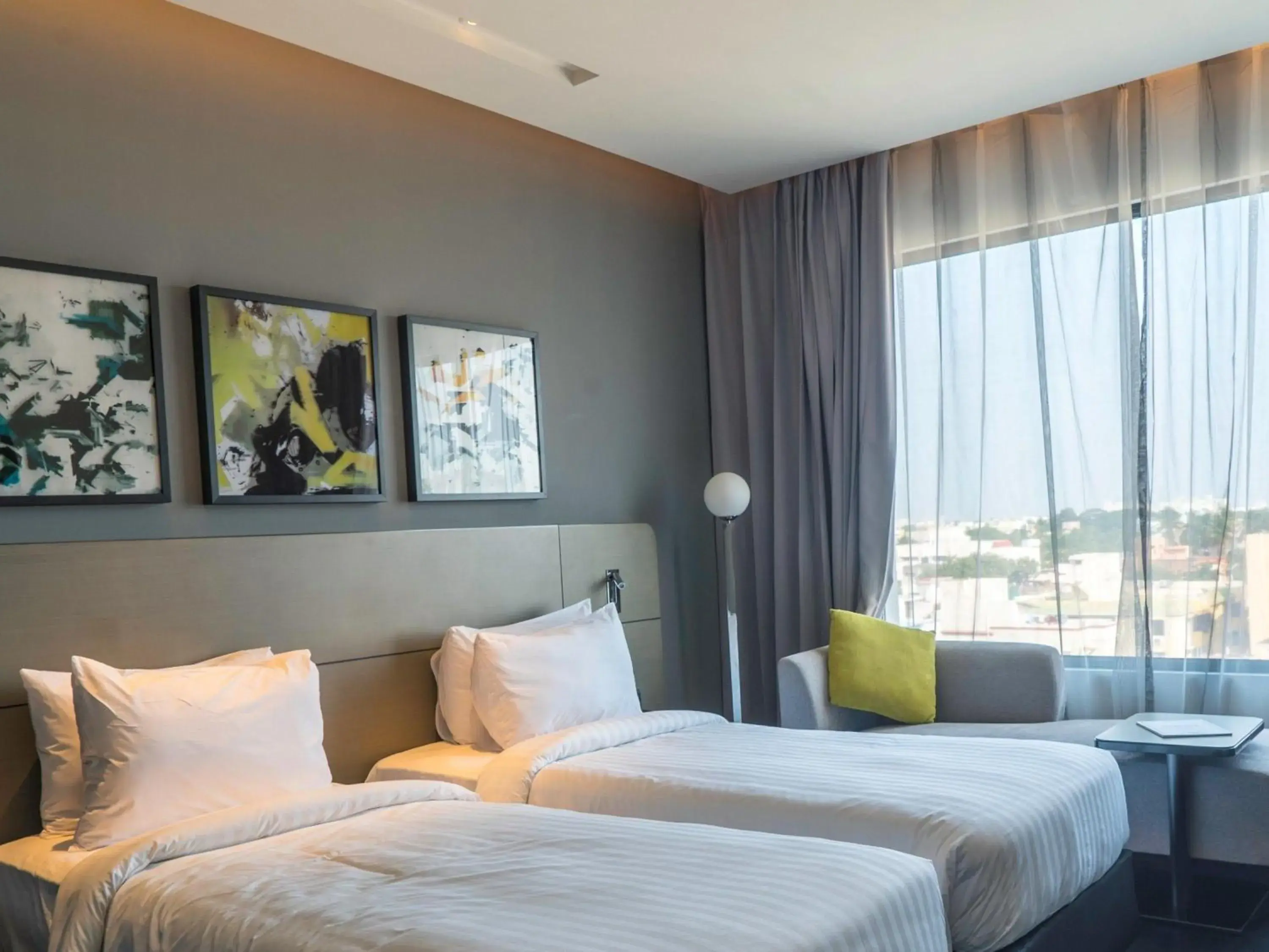 Superior Room with Two single beds - single occupancy - 25% off on Food & Soft Beverages at Coffee Shop in Novotel Chennai Chamiers Road Superior Room with Two single beds - single occupancy - 25% off on Food & Soft Beverages at Coffee Shop in Novotel Chennai Chamiers Road