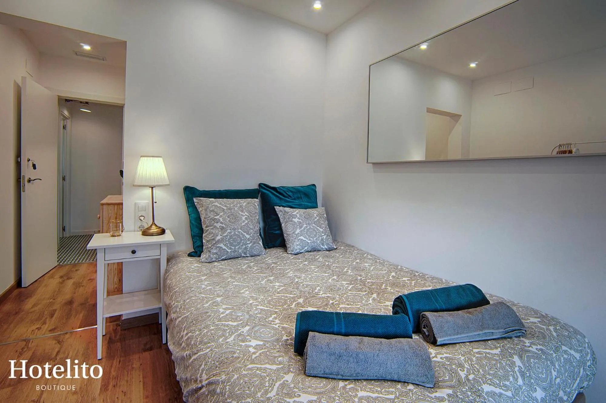 Bed in Hotelito Boutique Badalona.