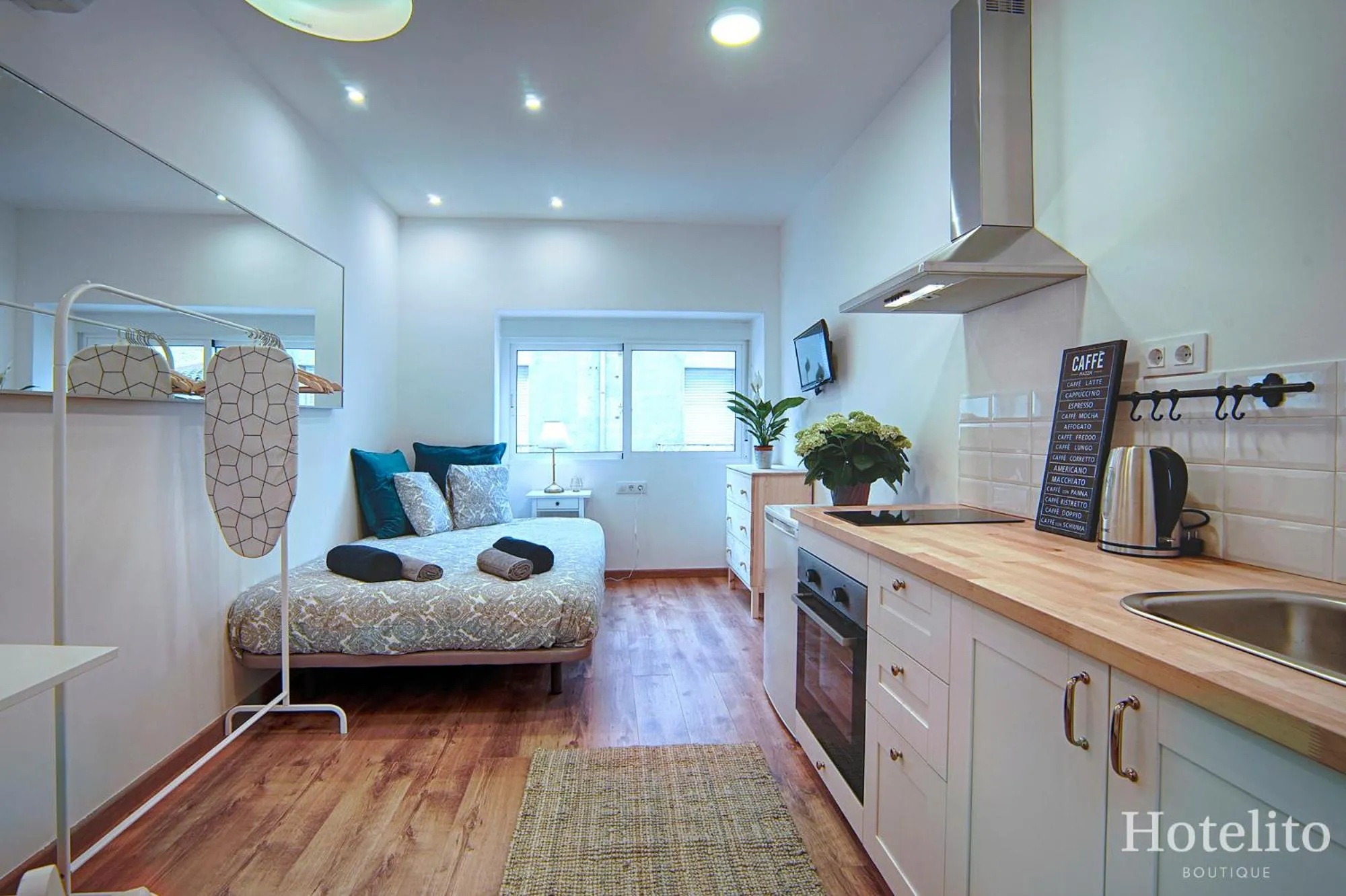 Bed in Hotelito Boutique Badalona.