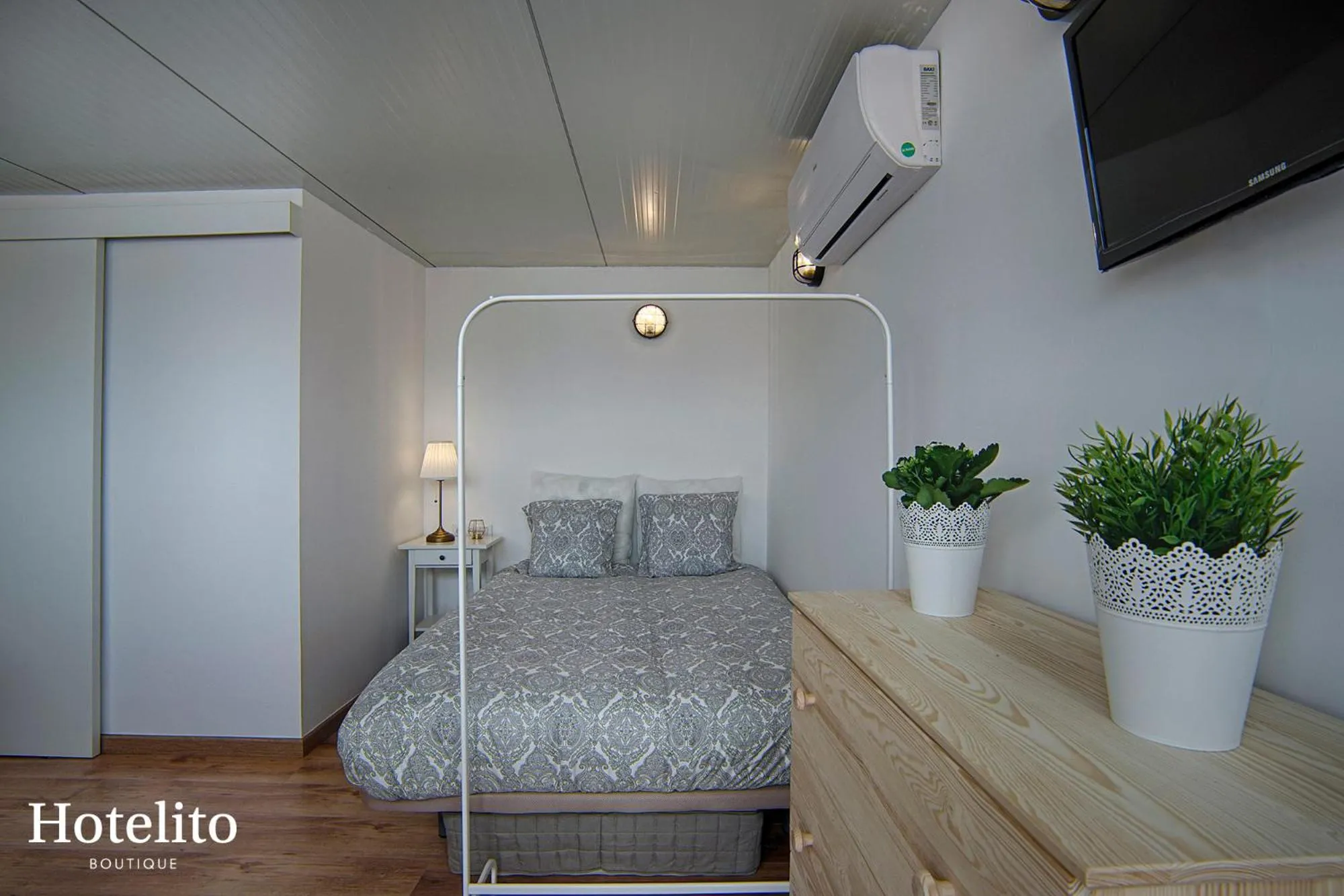 Bed in Hotelito Boutique Badalona.