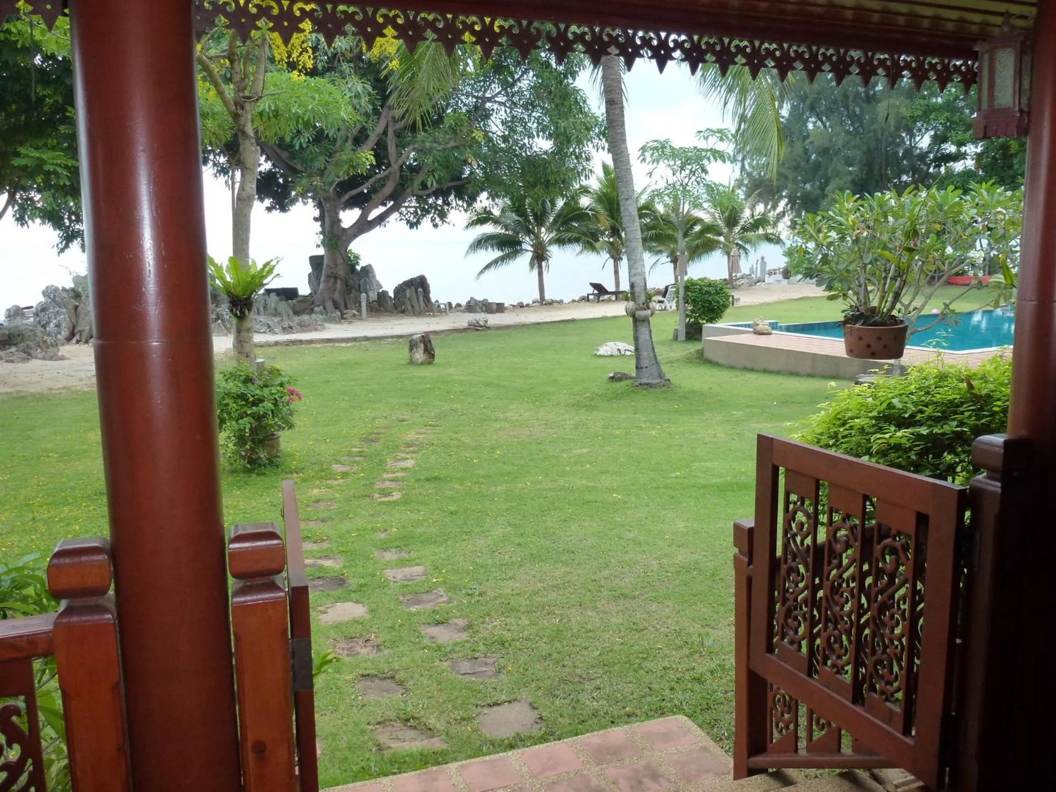 Garden in Baan Laem Noi Villa's