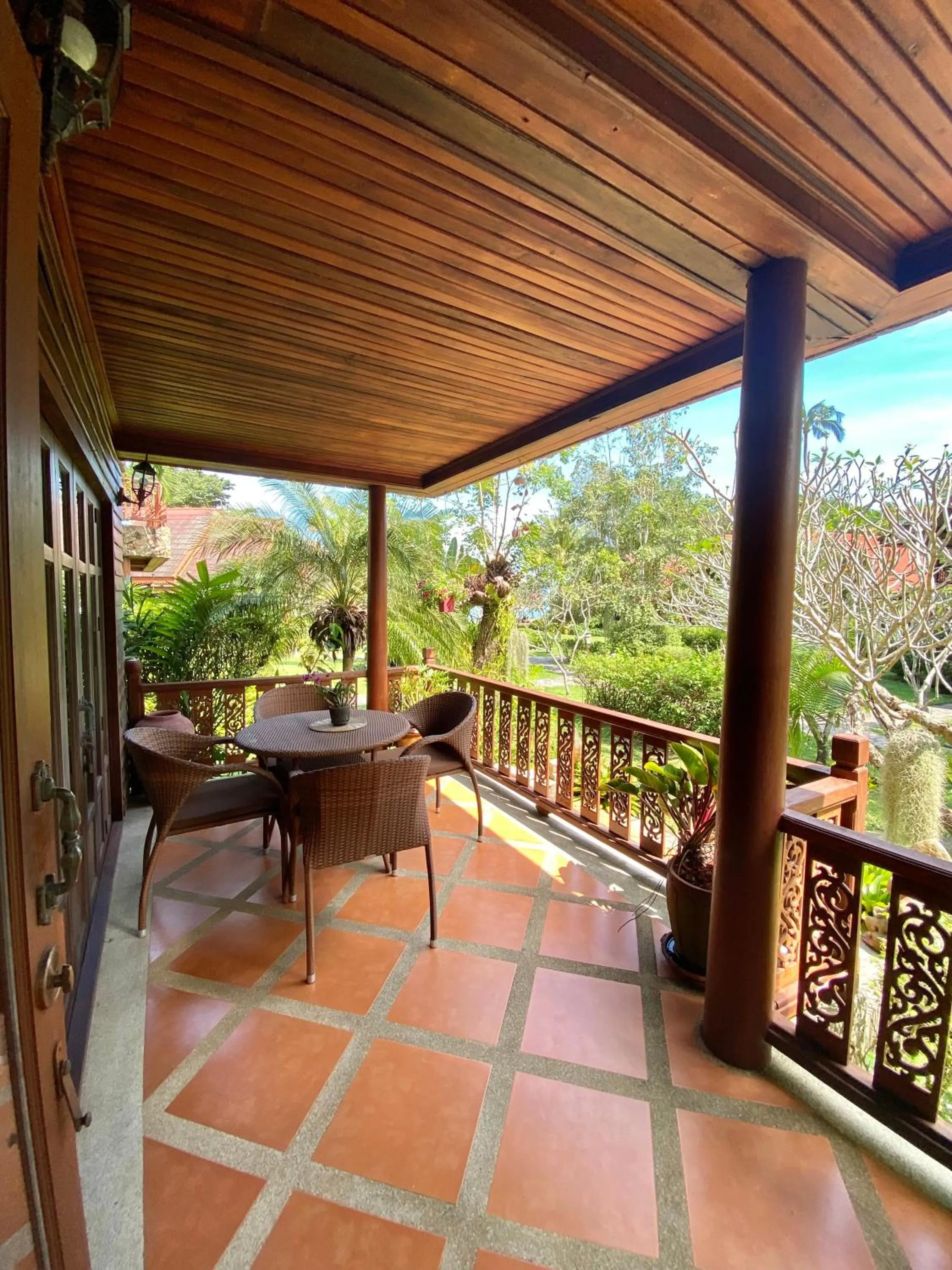 Balcony/Terrace in Baan Laem Noi Villa's