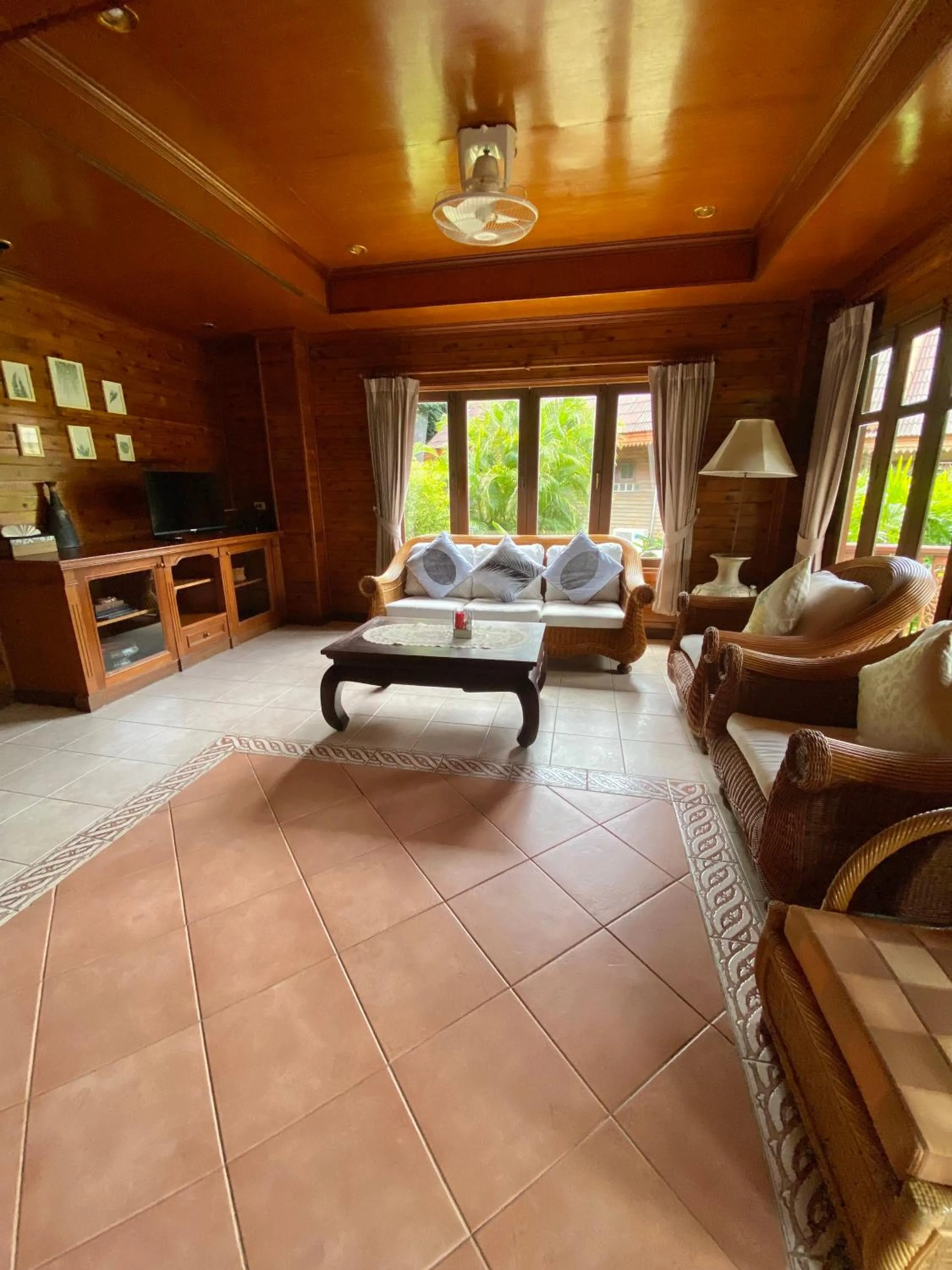 Living room in Baan Laem Noi Villa's