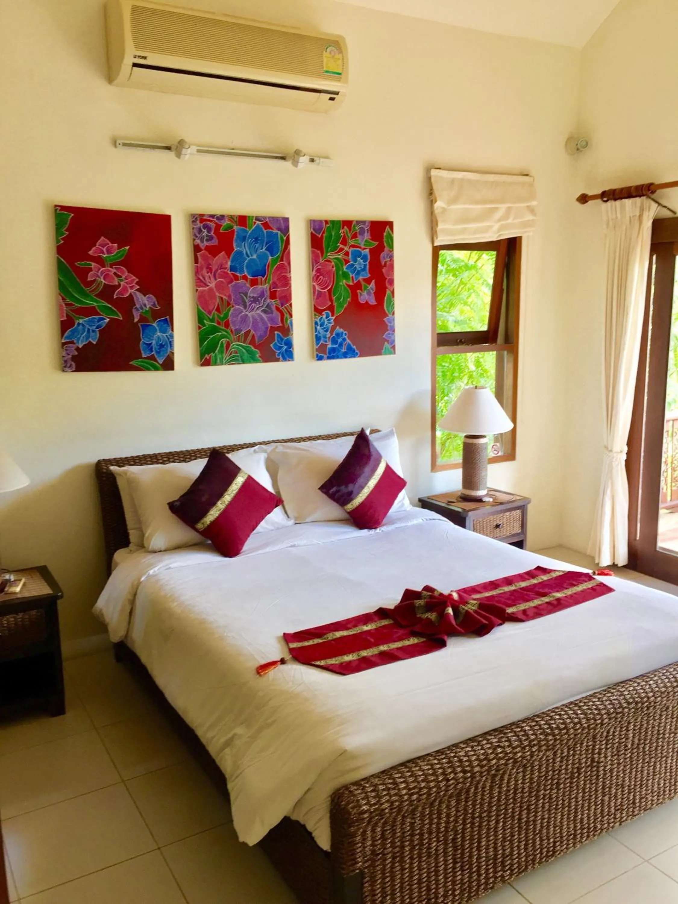 Bed in Baan Laem Noi Villa's