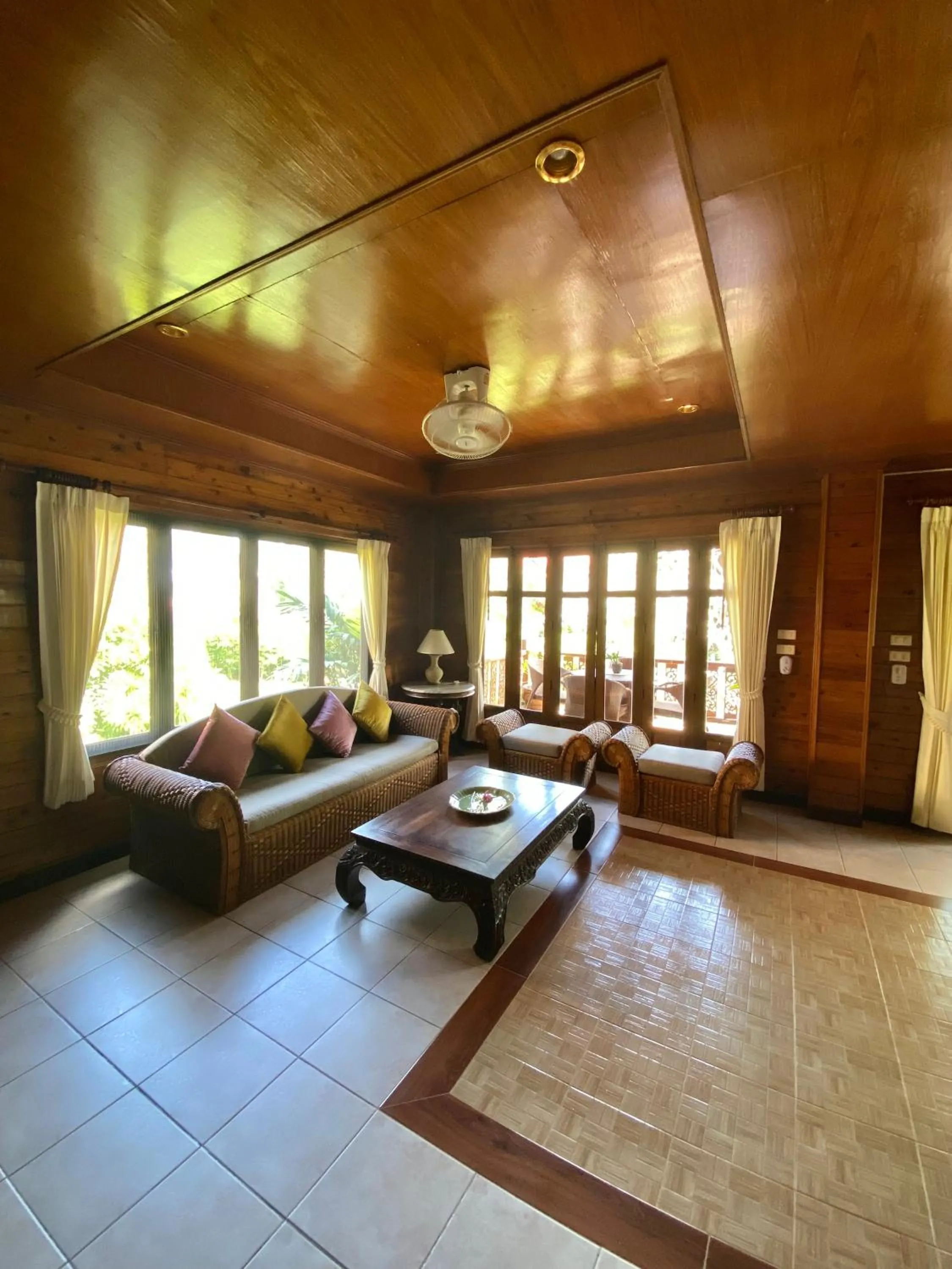 Living room in Baan Laem Noi Villa's