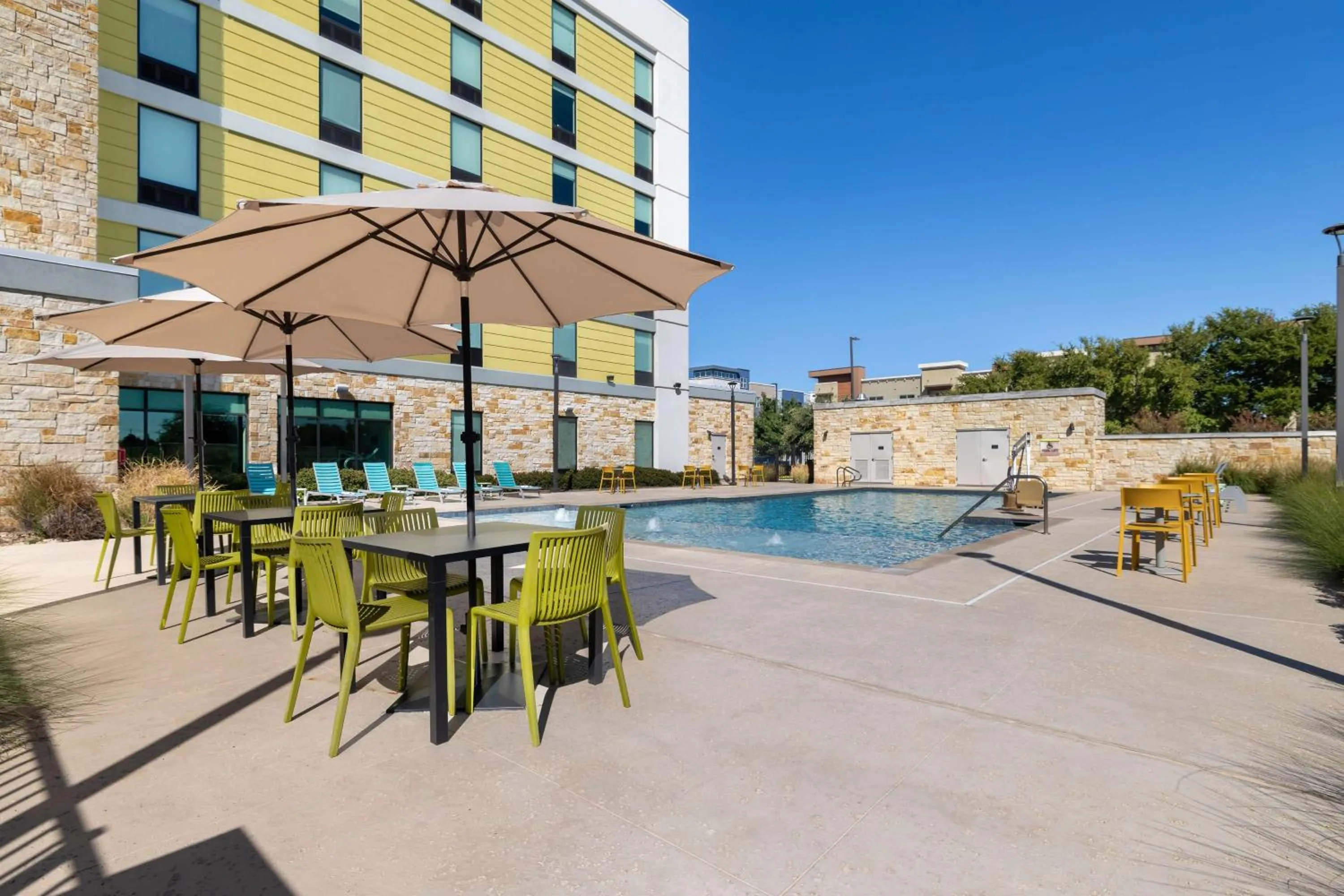 Pool view in Home2 Suites By Hilton Plano Richardson