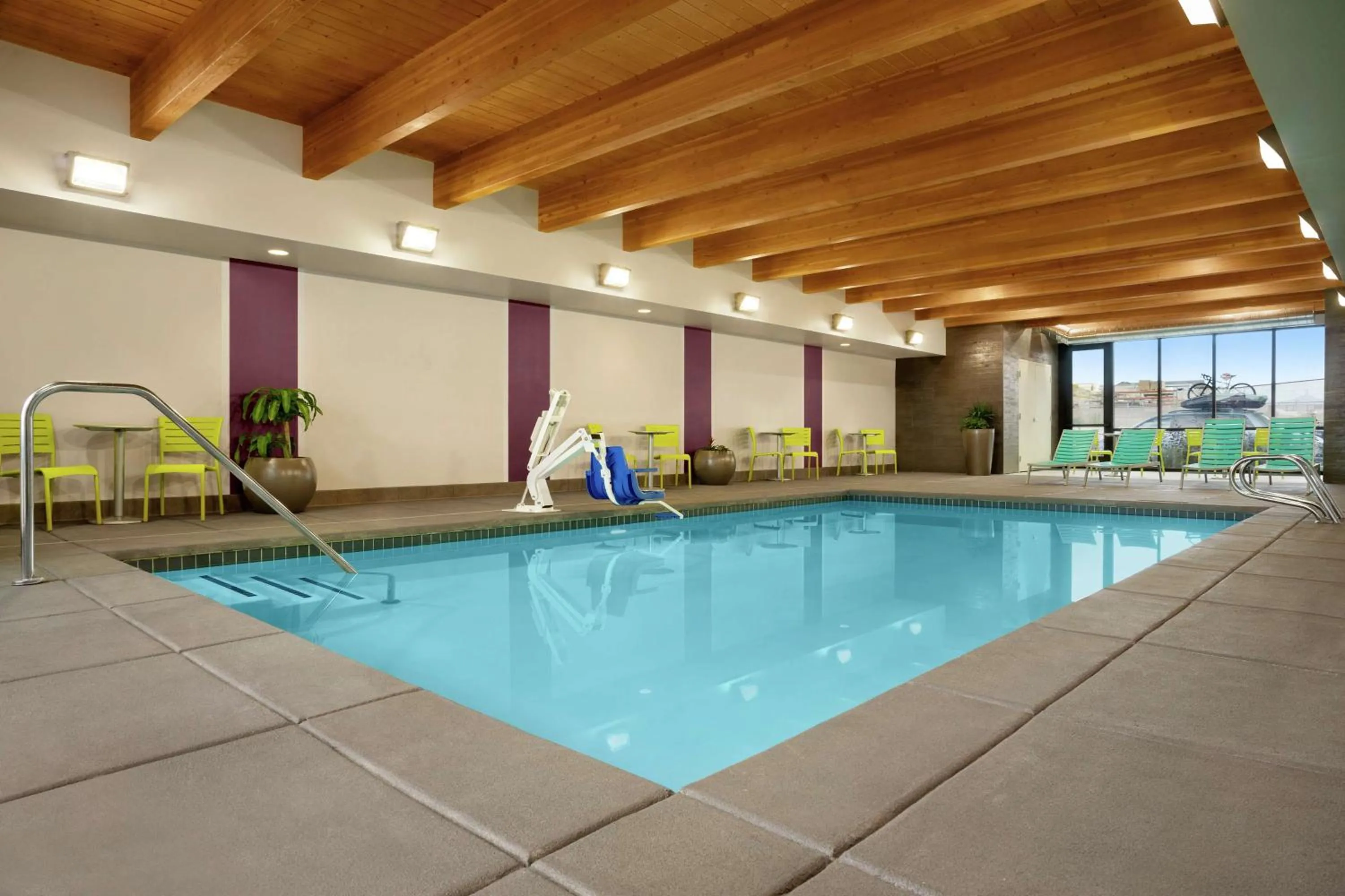 Pool view in Home2 Suites By Hilton Elko