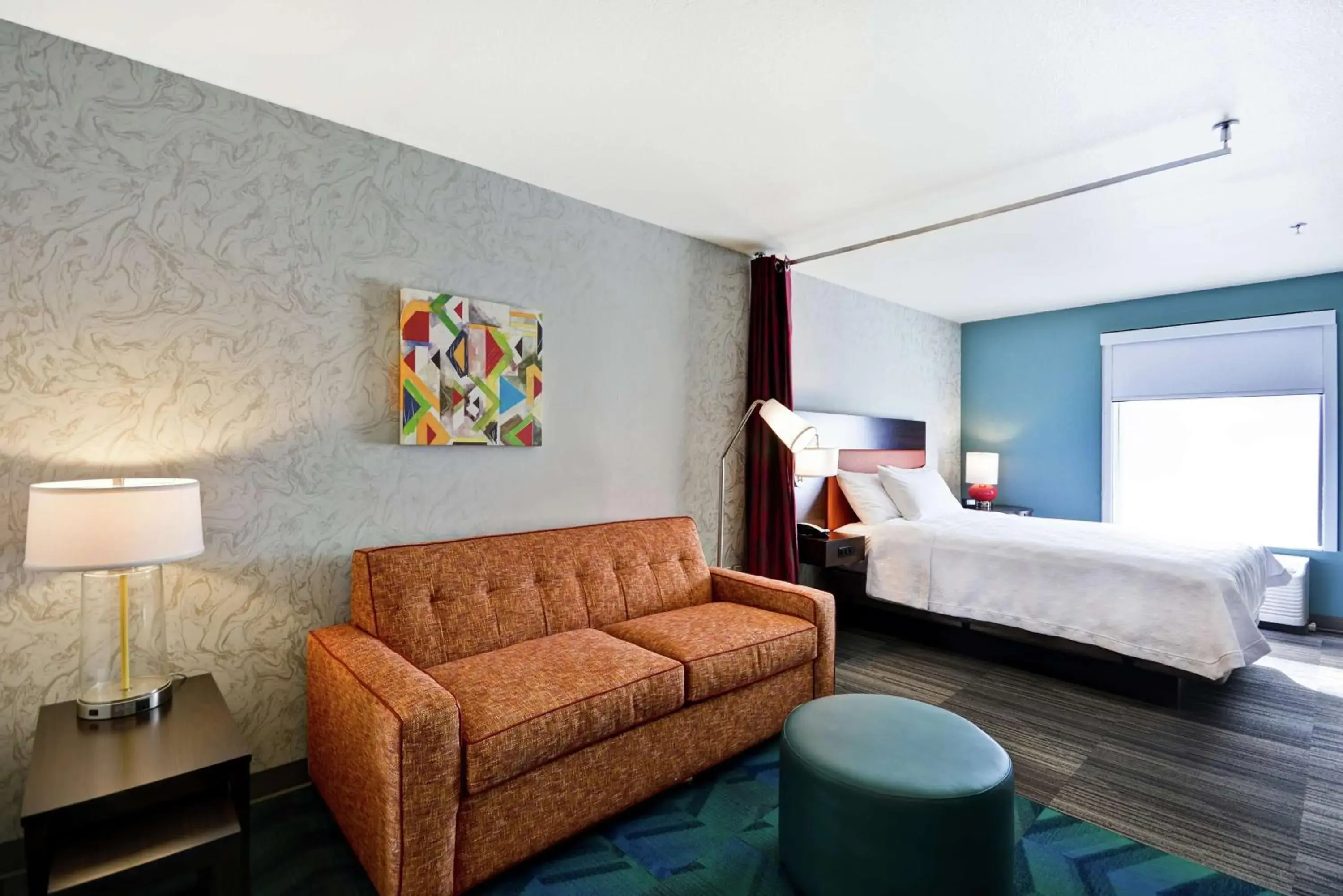 Queen Studio with Roll-In Shower - Mobility Access/Non-Smoking in Home2 Suites By Hilton Carbondale Queen Studio with Roll-In Shower - Mobility Access/Non-Smoking in Home2 Suites By Hilton Carbondale