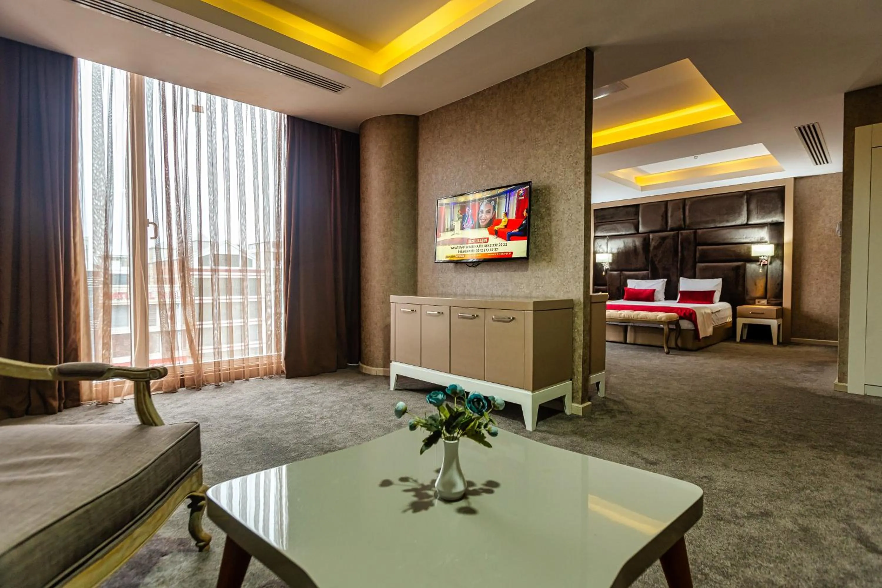 Living room in Sky Hotel Baku