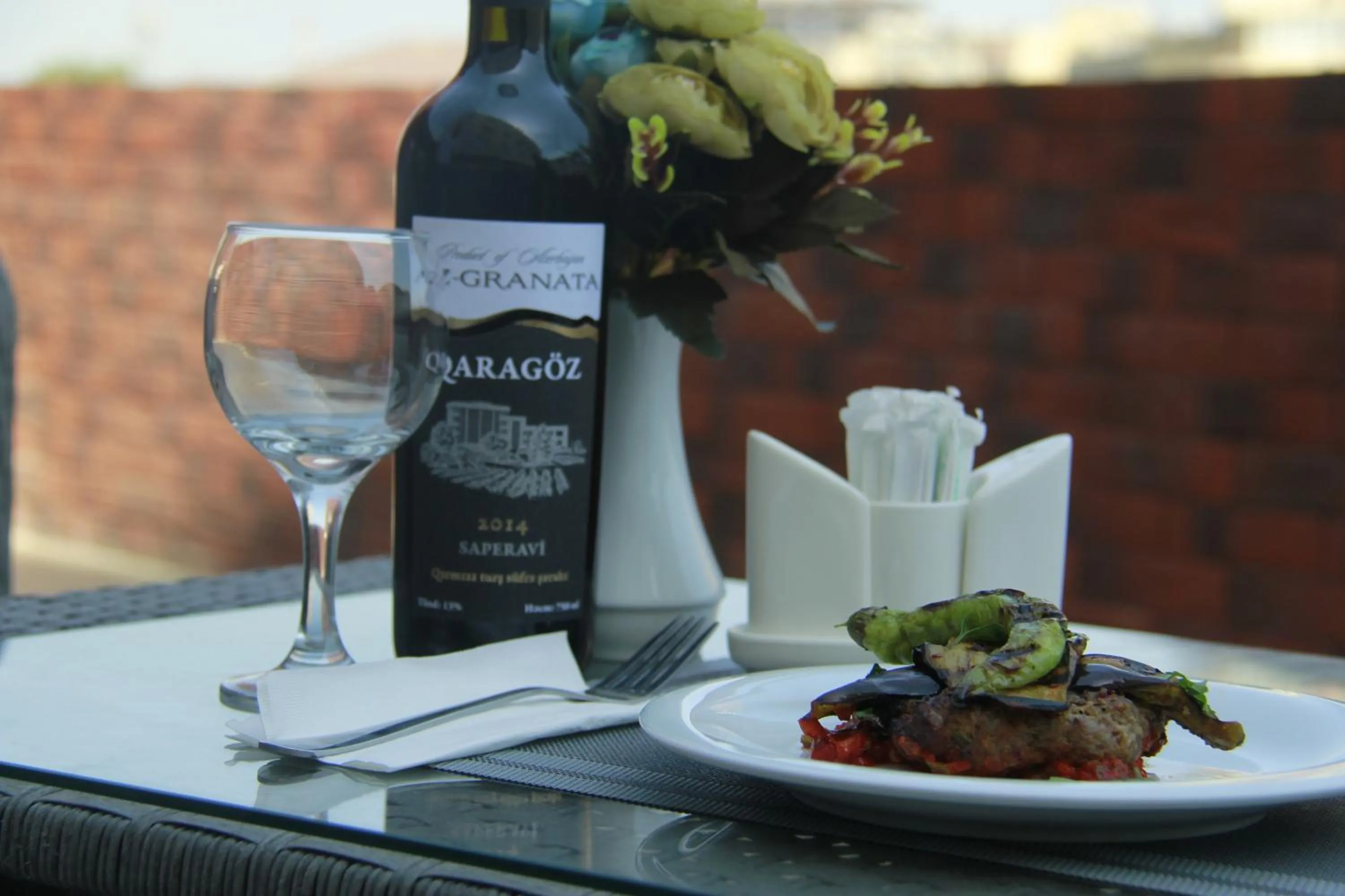 Food and drinks in Sky Hotel Baku