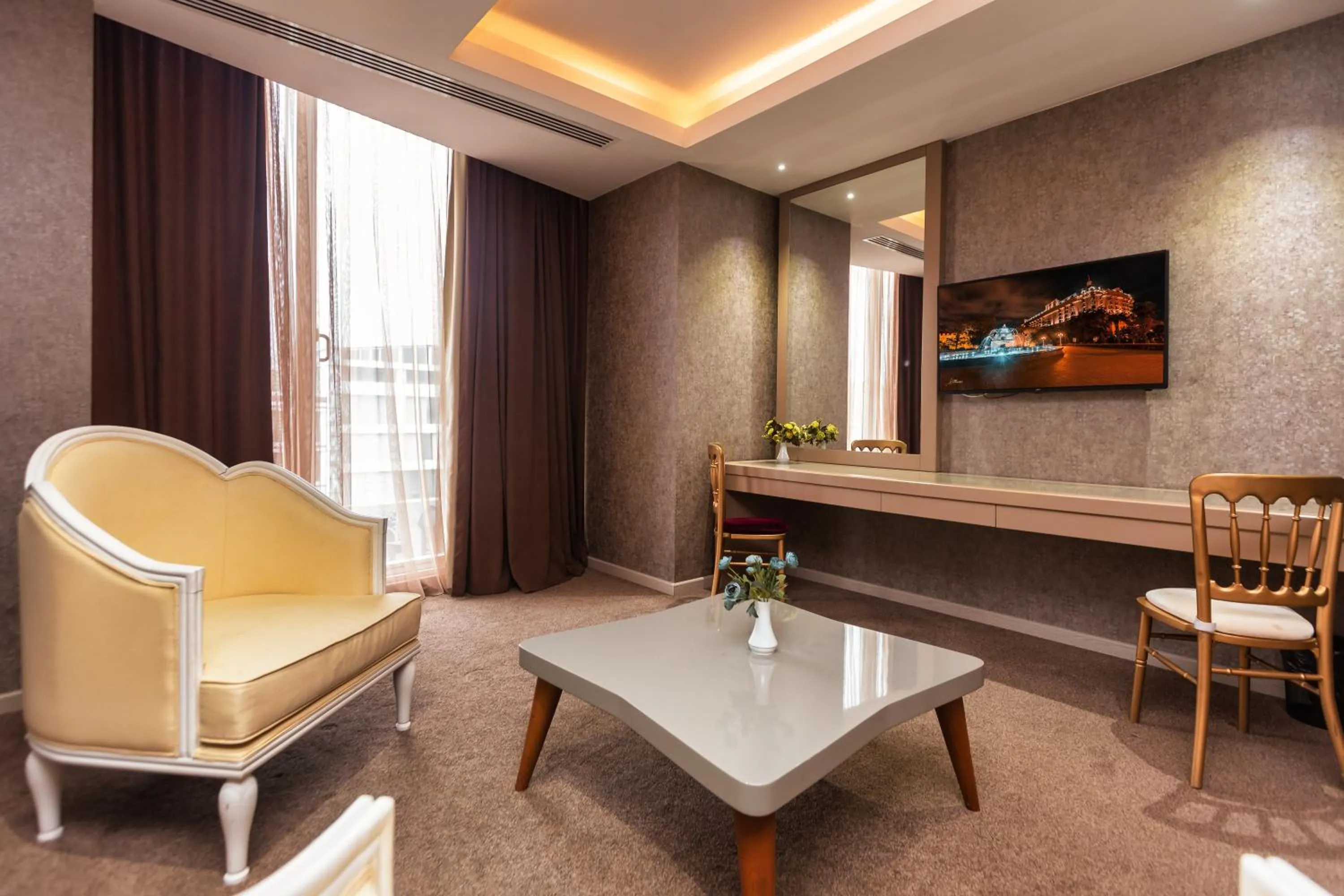 Living room in Sky Hotel Baku