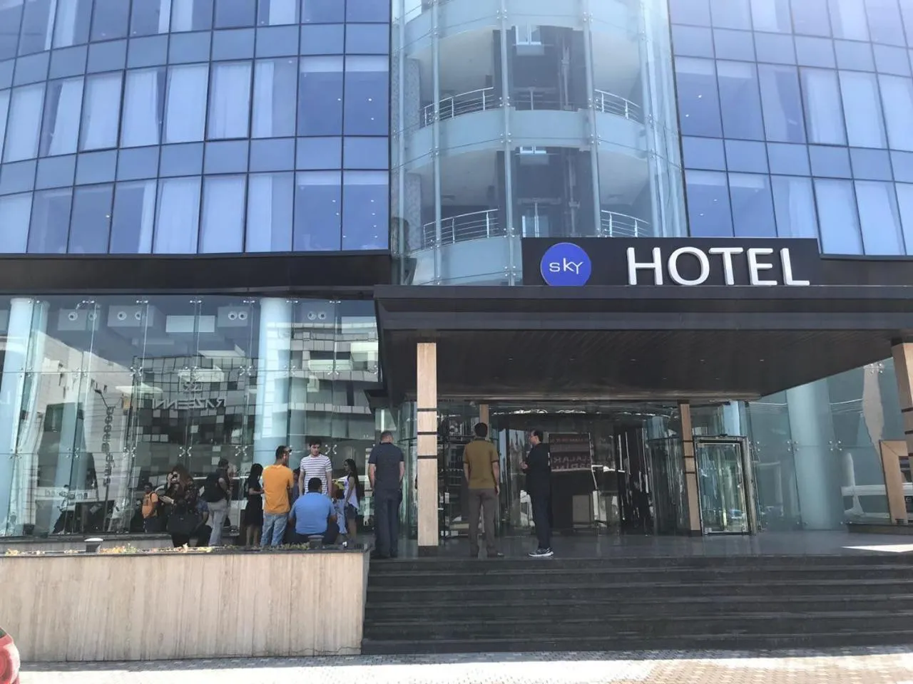 Facade/entrance in Sky Hotel Baku