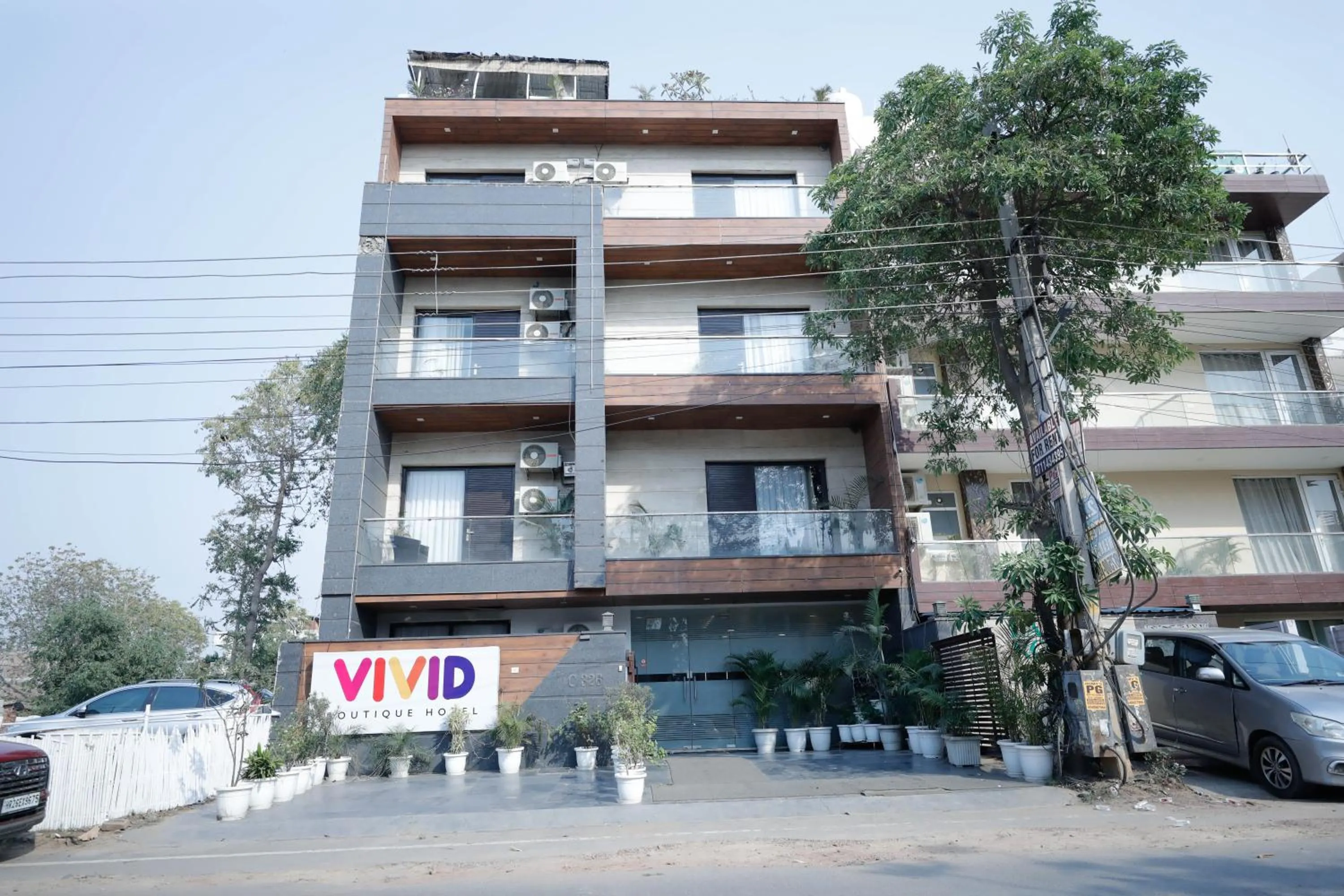 Property building in Vivid Boutique Hotel, Medanta, Gurugram