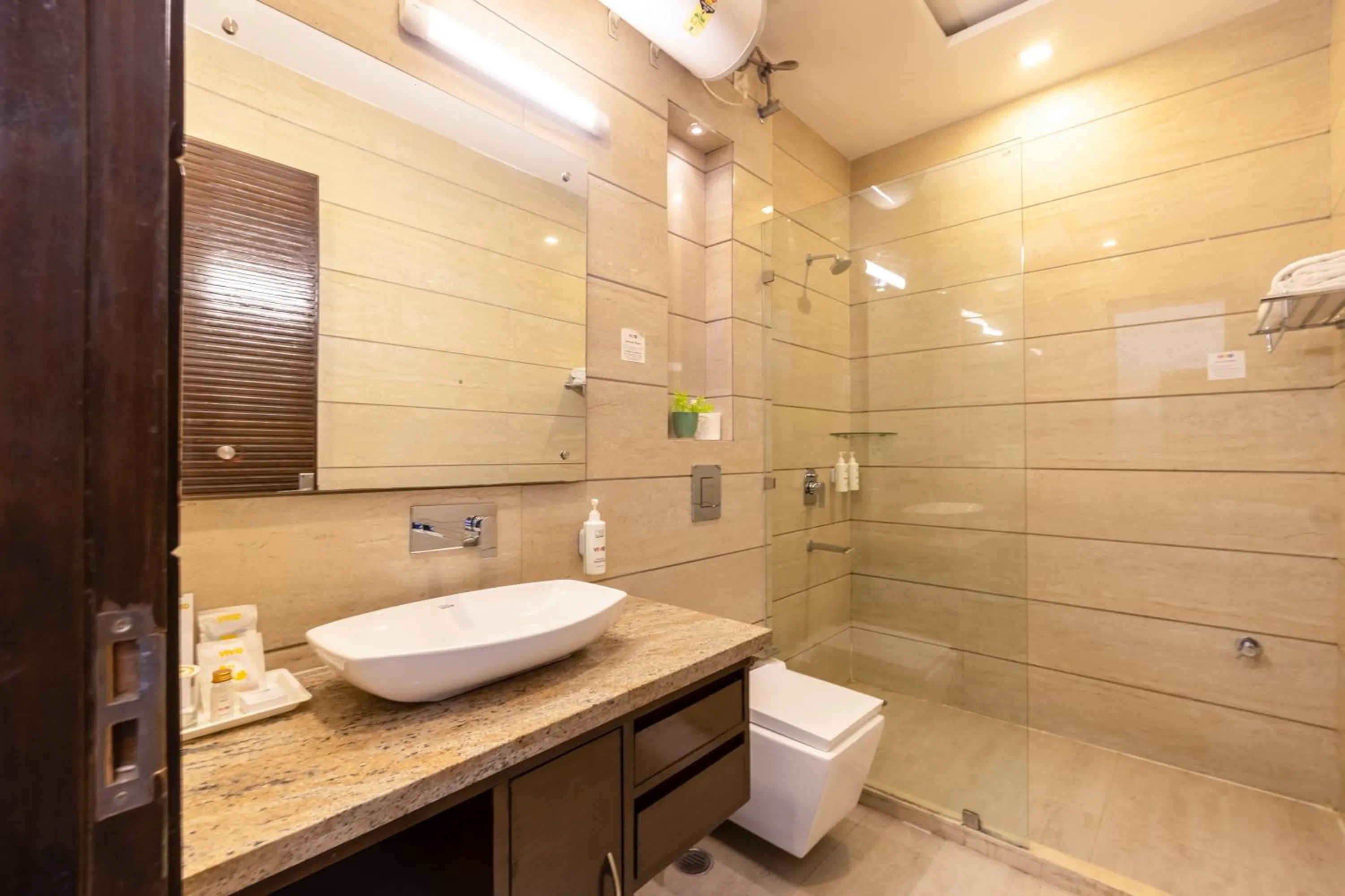 Bathroom in Vivid Boutique Hotel, Medanta, Gurugram
