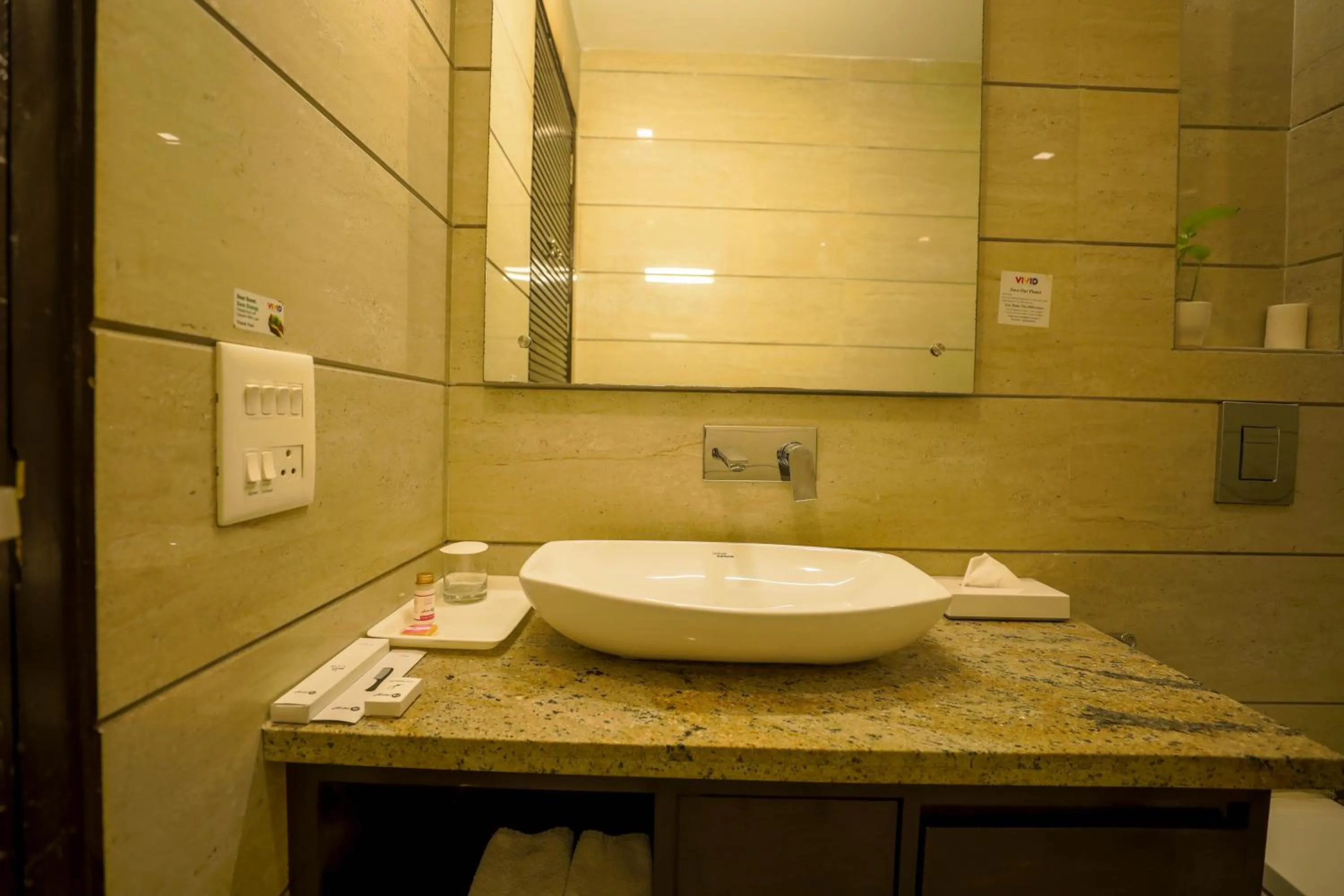 Bathroom in Vivid Boutique Hotel, Medanta, Gurugram