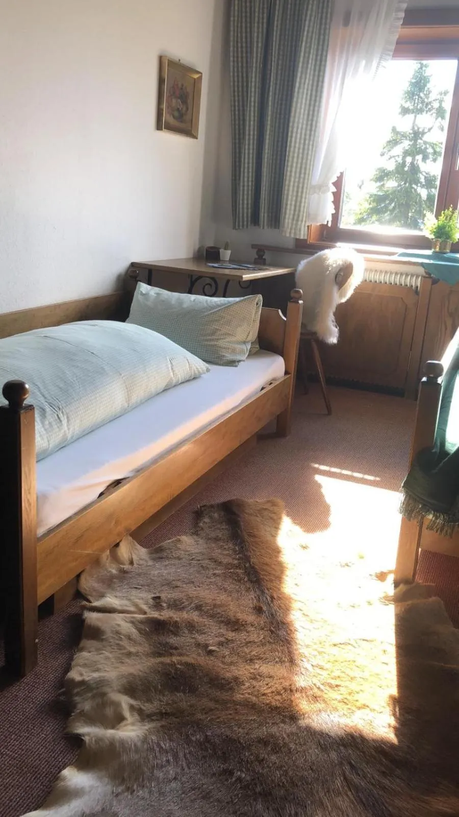 View (from property/room), Bed in Hochberghaus Resort