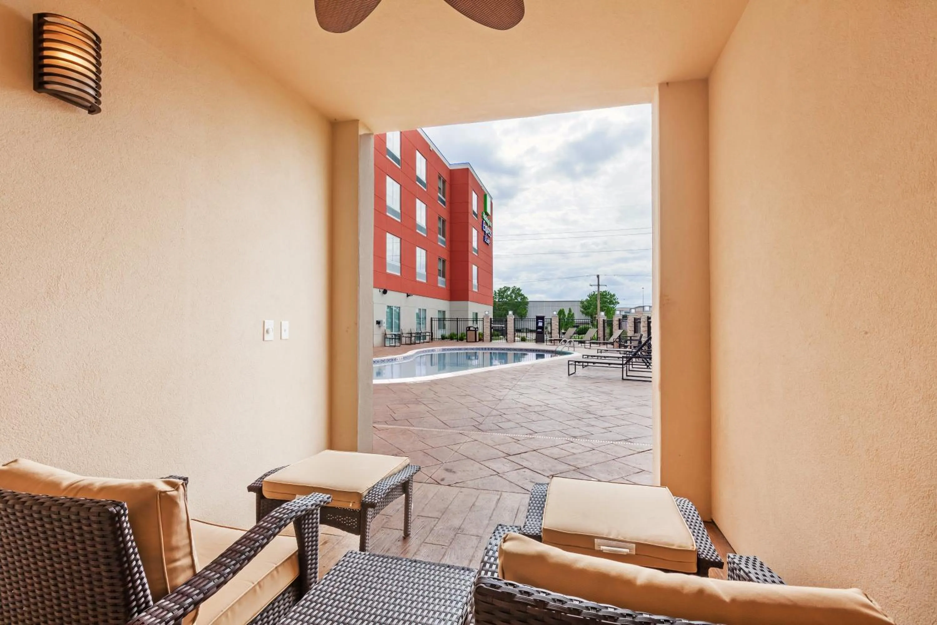 Swimming pool in Holiday Inn Express & Suites Tulsa South - Woodland Hills by IHG