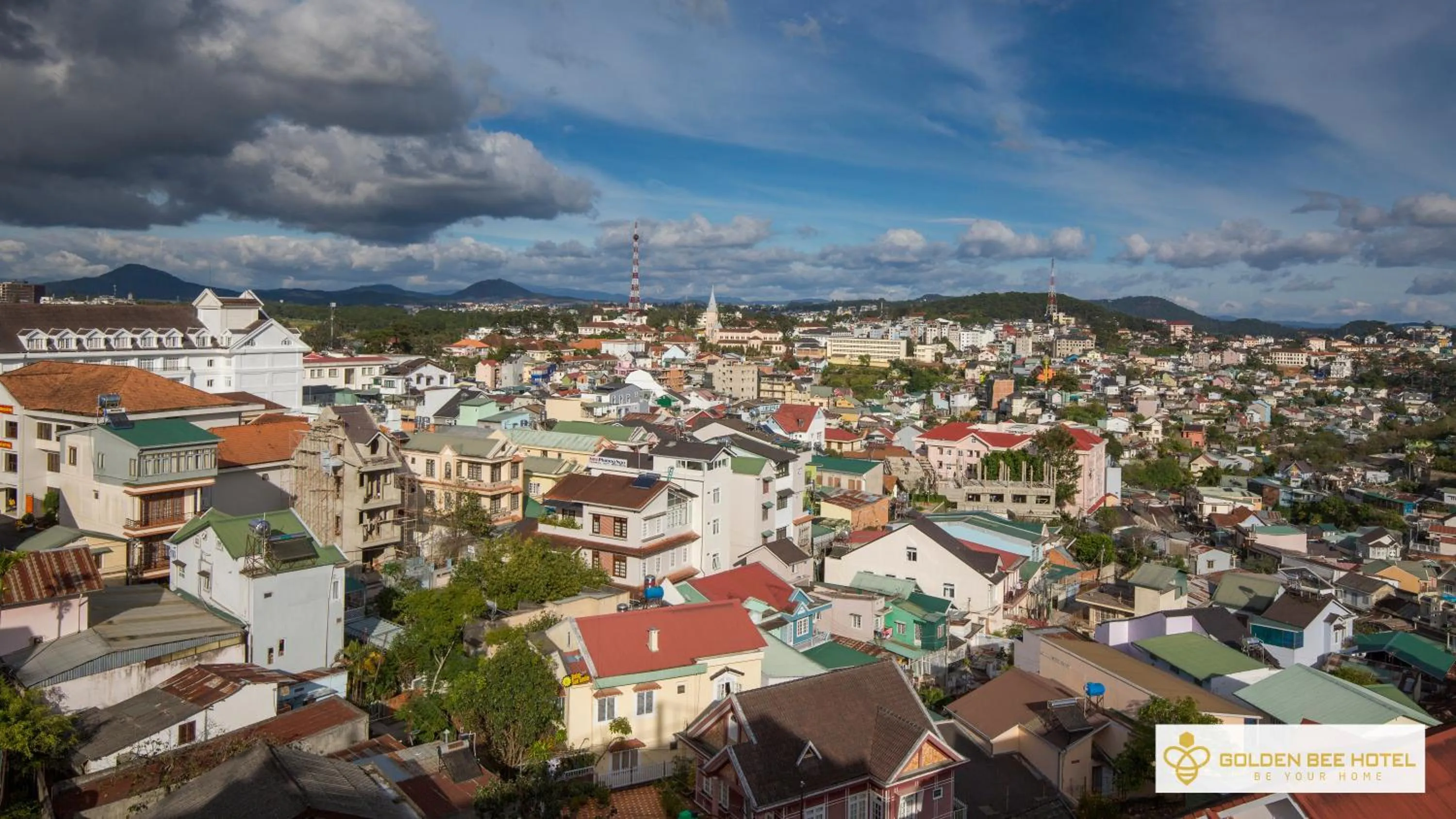 Bird's eye view in Golden Bee Hotel