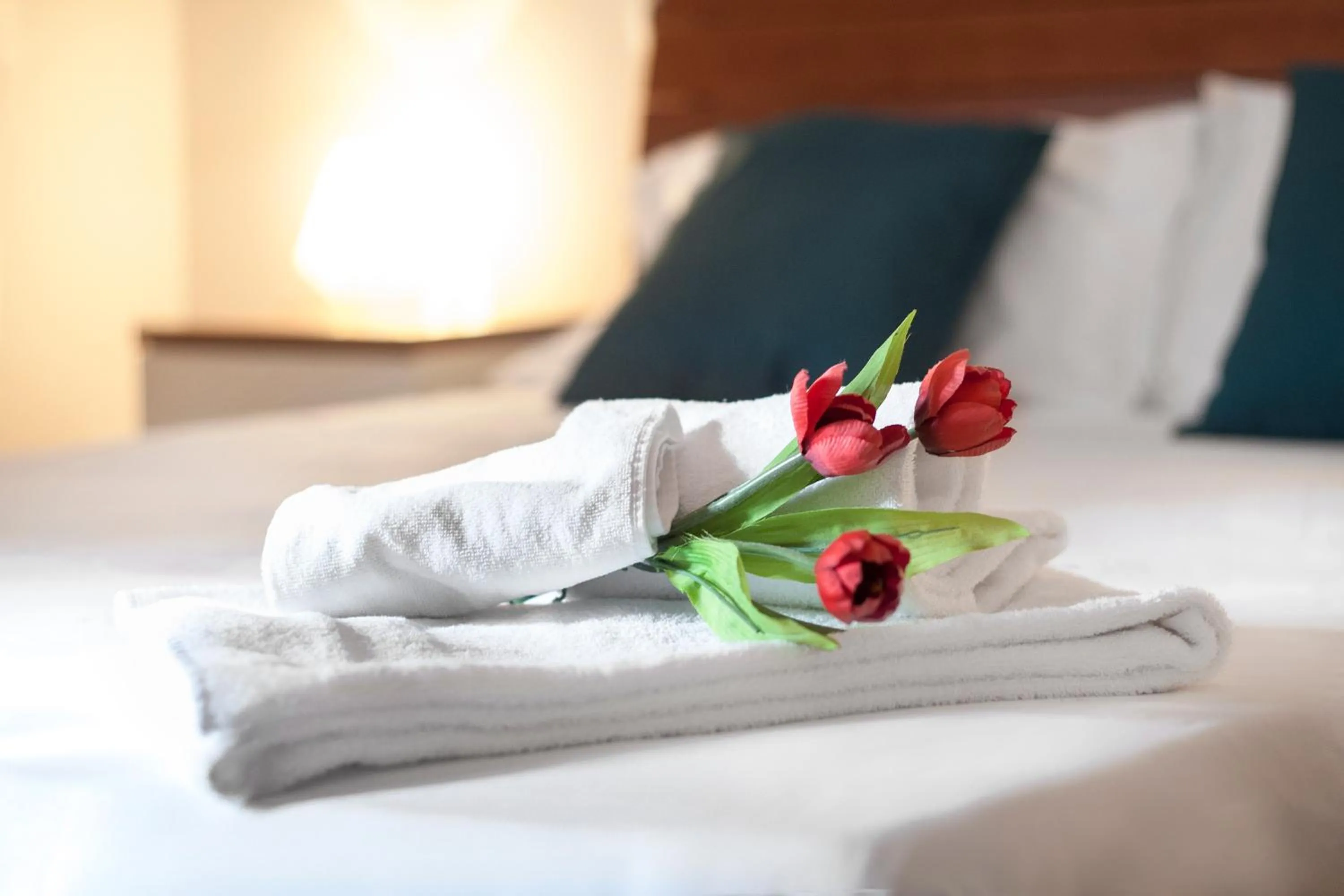 Living room, Bed in Blu Hotel