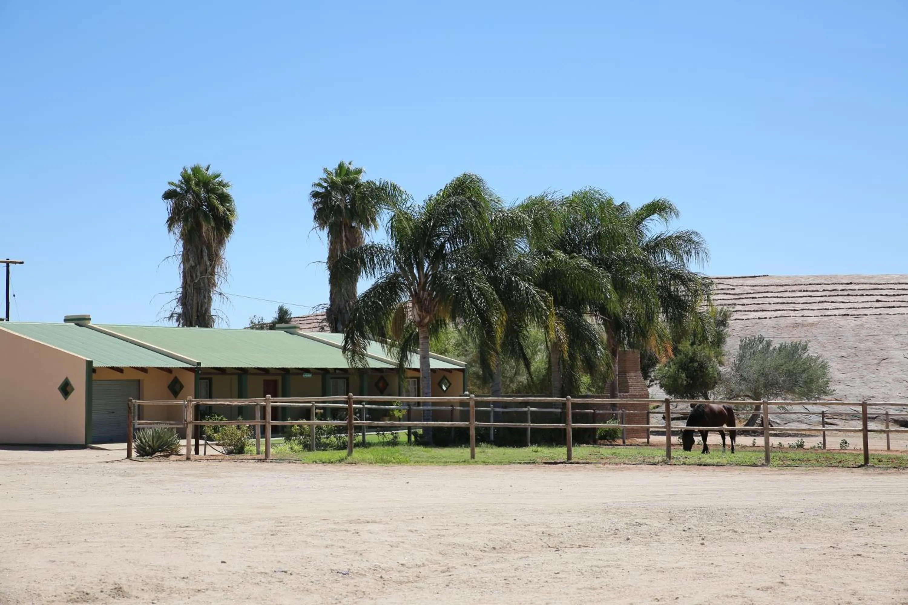 Garden in Augrabies De Oude Stoor Guesthouse