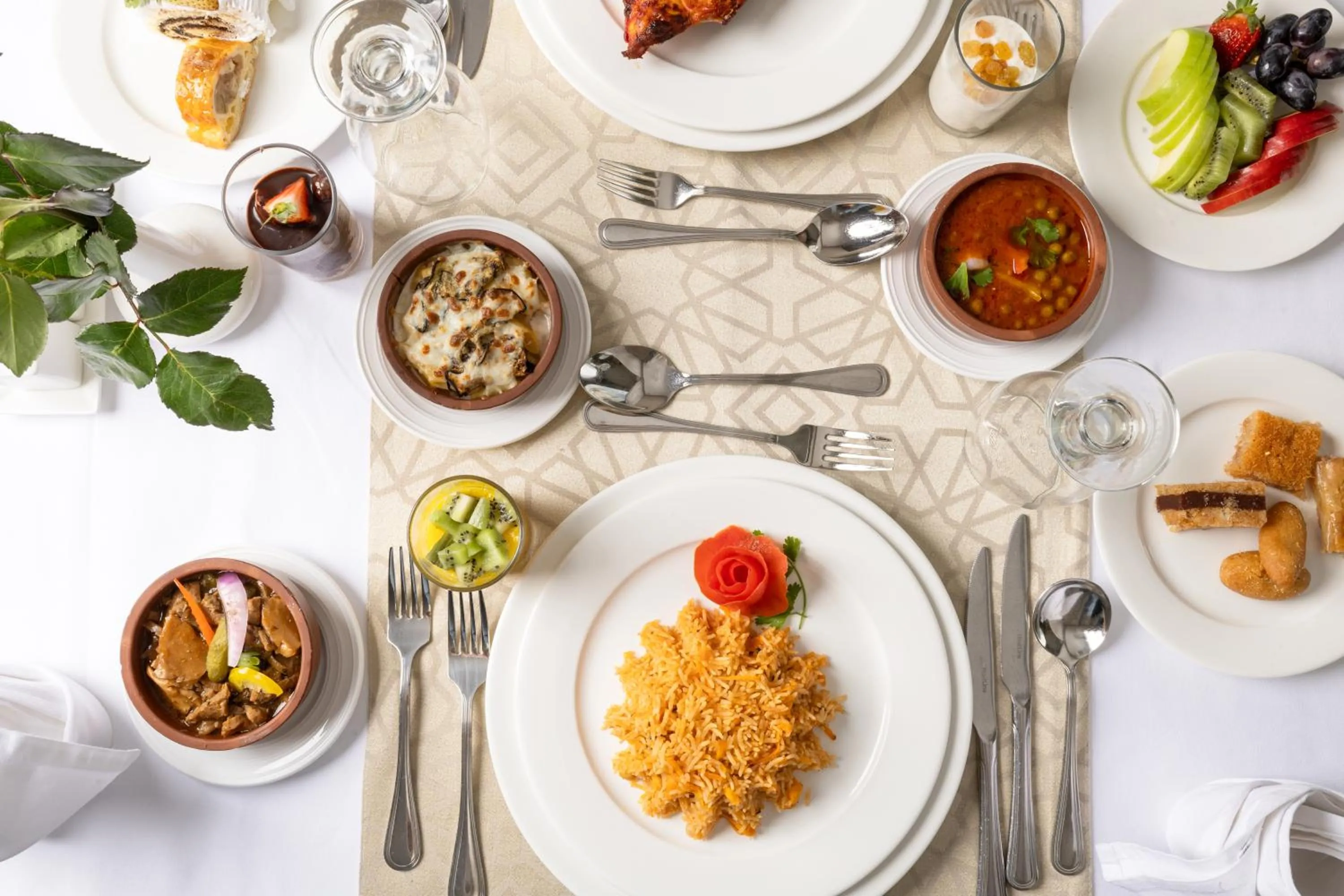 Food close-up in Emaar Elite Al Madina Hotel