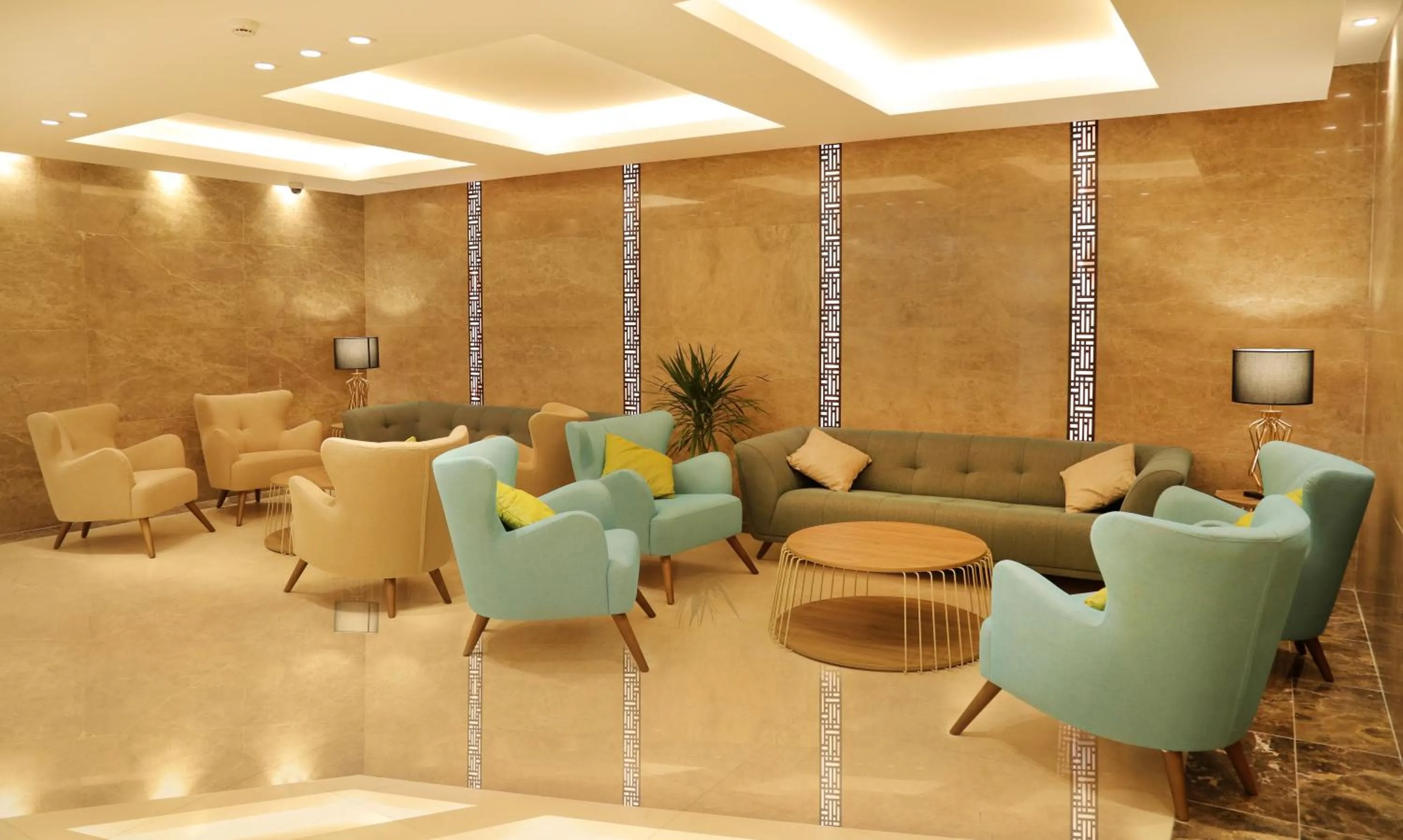 Seating area in Lacosta Hotel