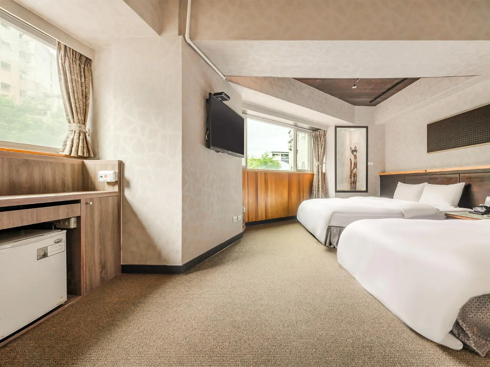 Photo of the whole room, Bed in CHECK inn Express Taichung Fengchia