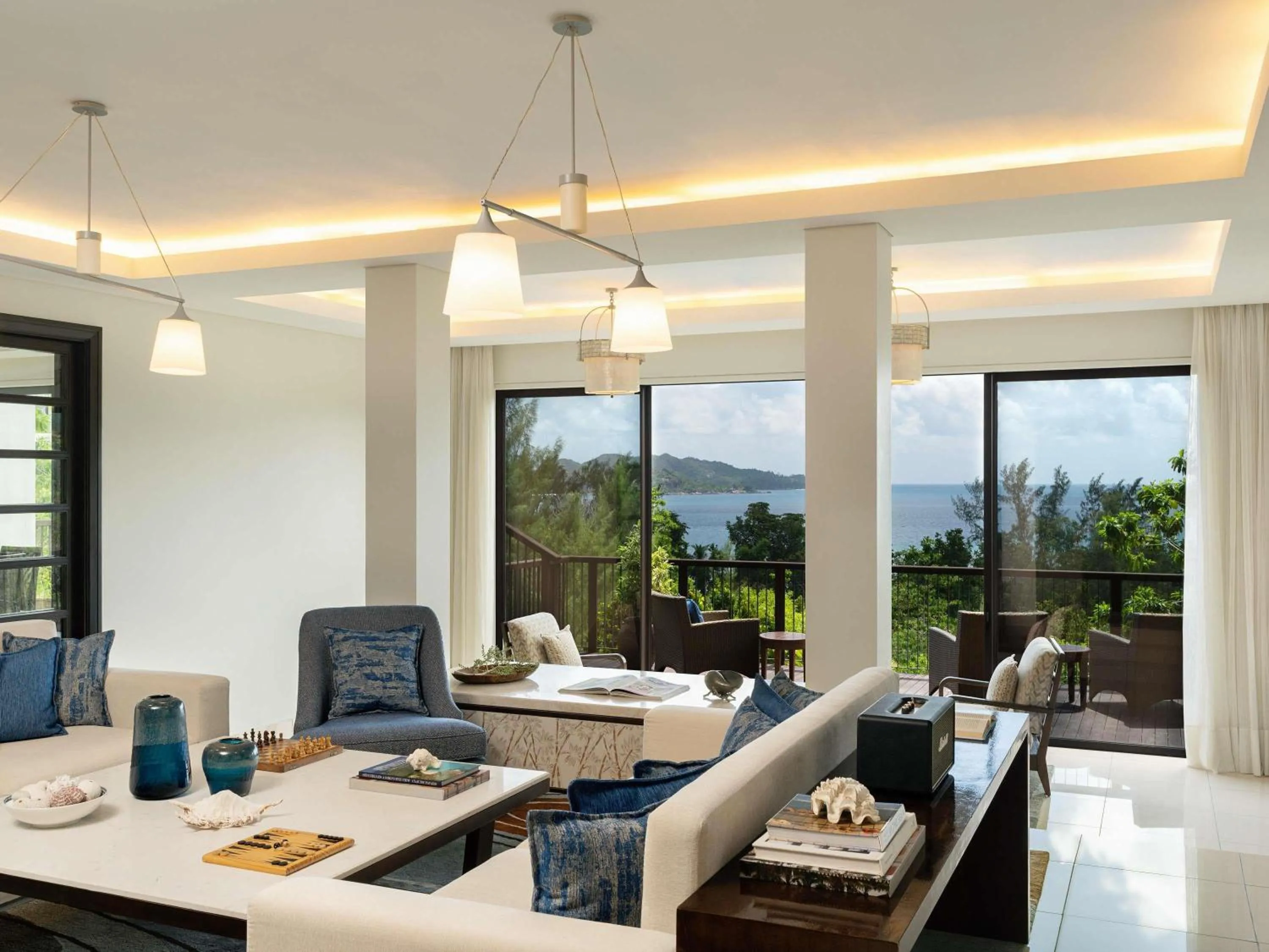 Bedroom in Raffles Seychelles