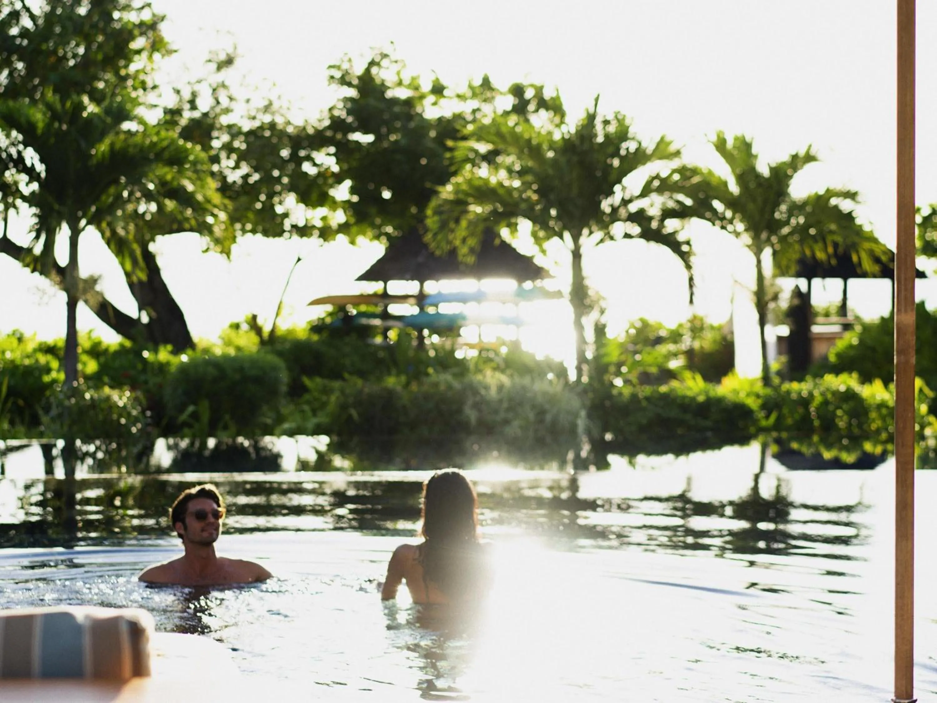 Pool view in Raffles Seychelles