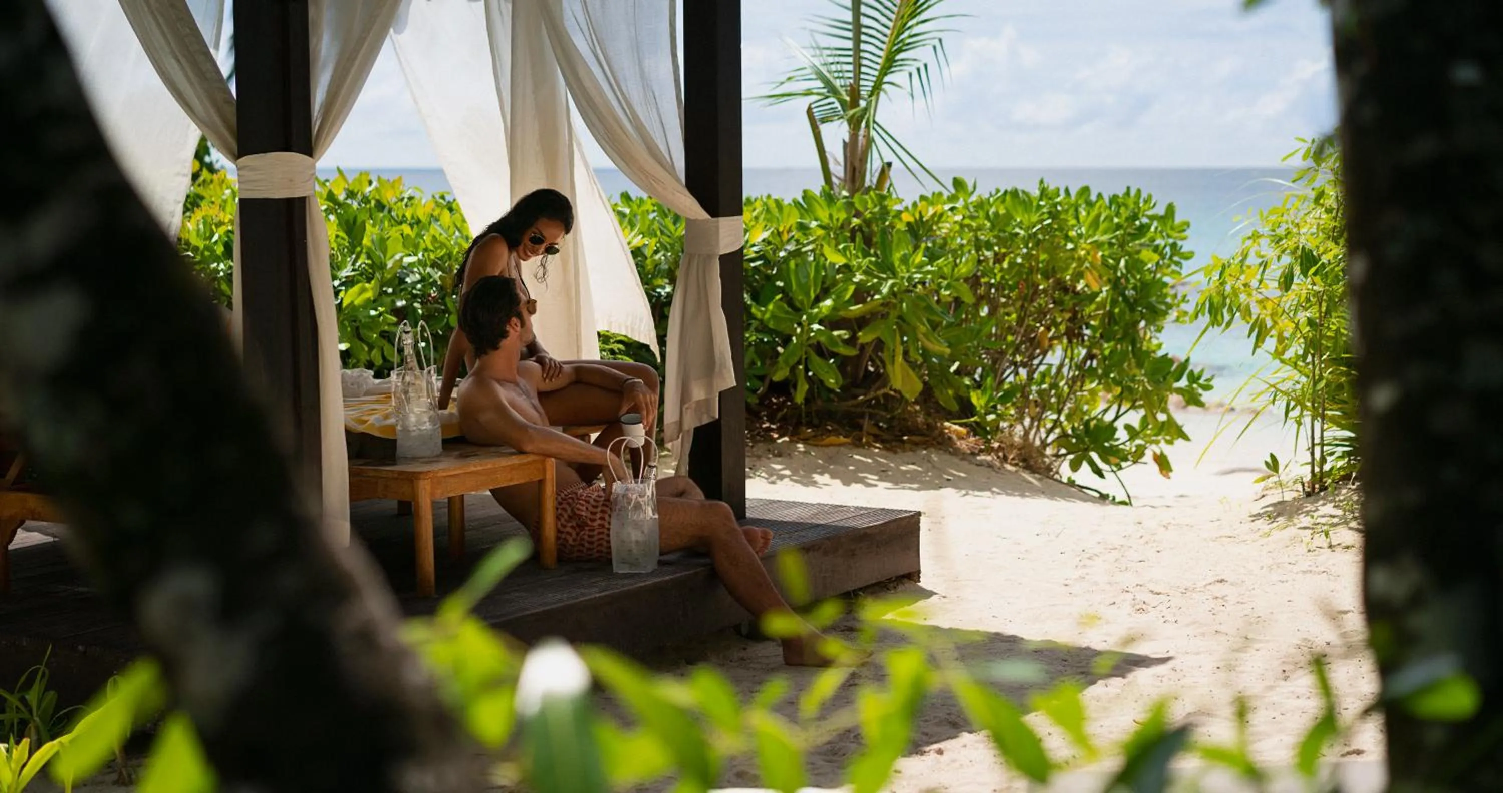 People in Raffles Seychelles