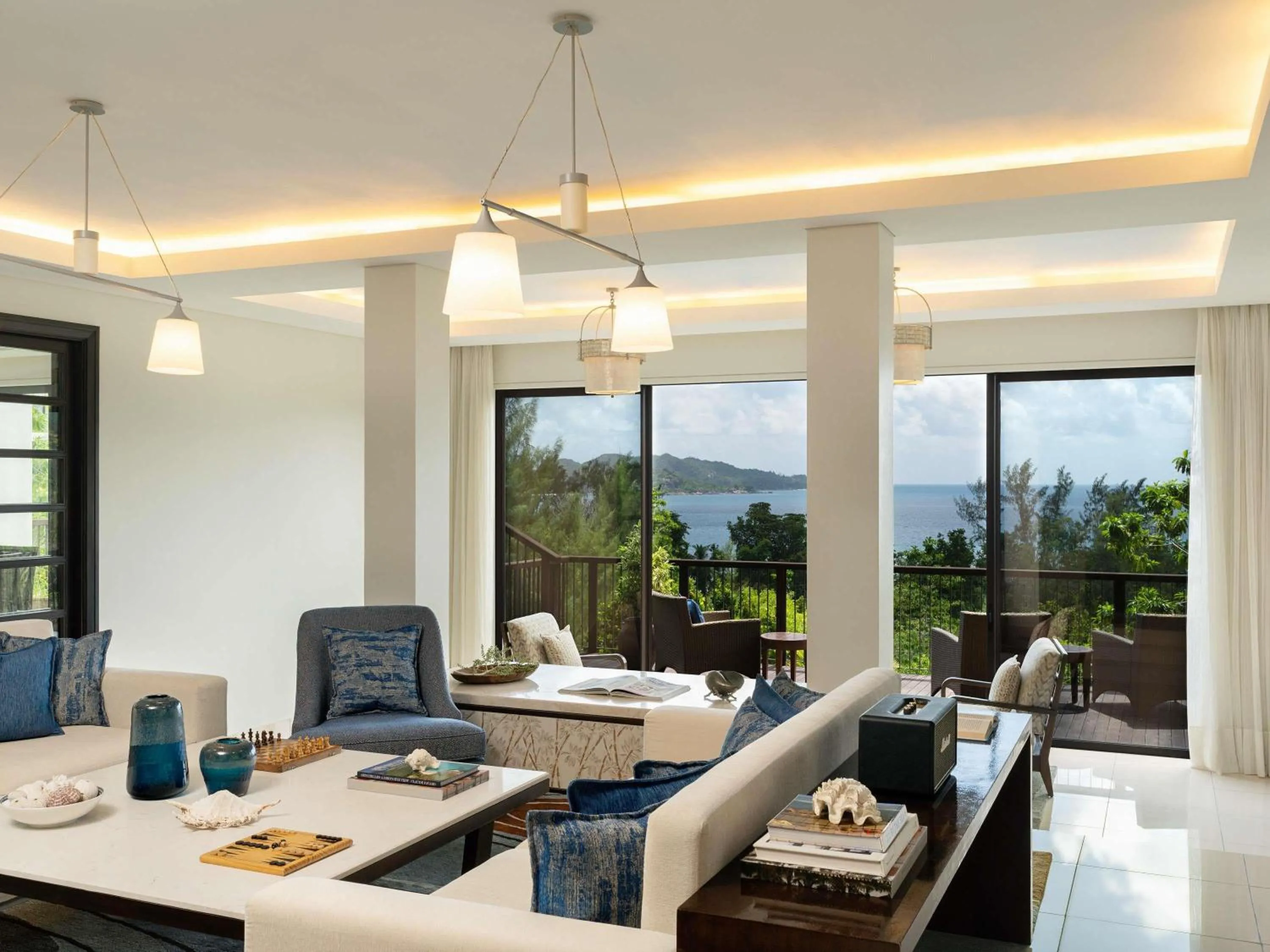 Bedroom in Raffles Seychelles