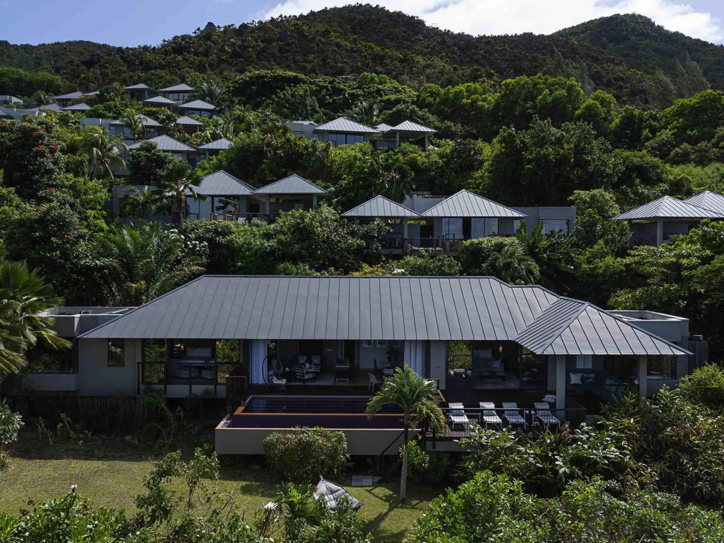 Bedroom in Raffles Seychelles