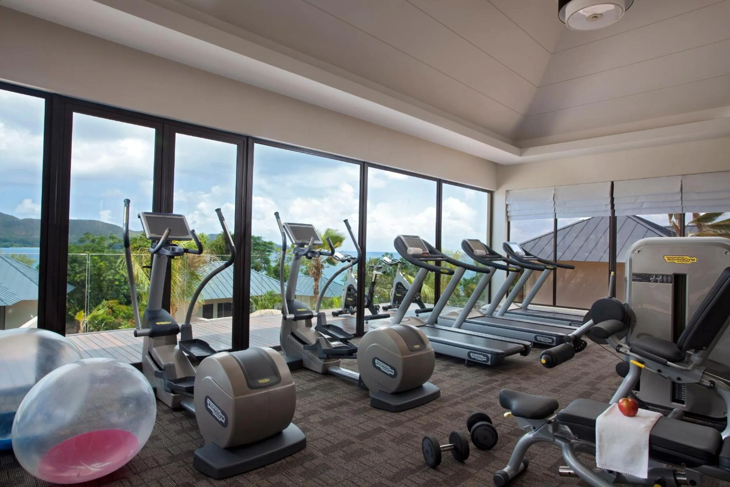 Fitness centre/facilities in Raffles Seychelles