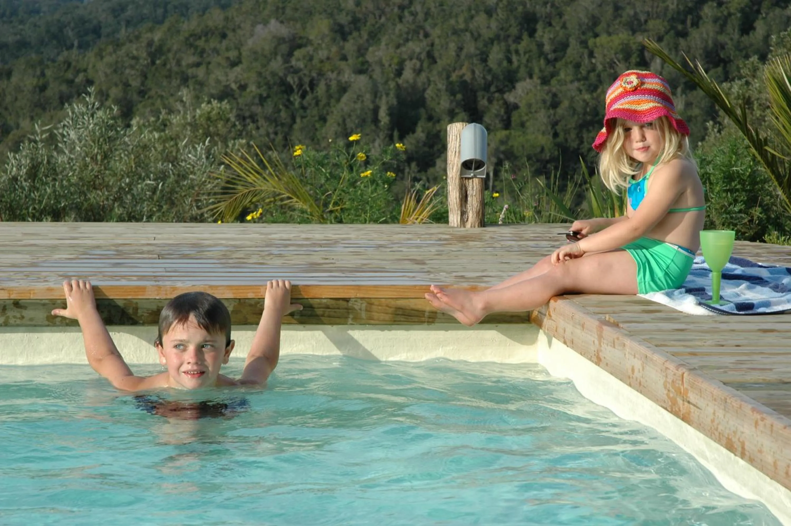 People in Hog Hollow Country Lodge